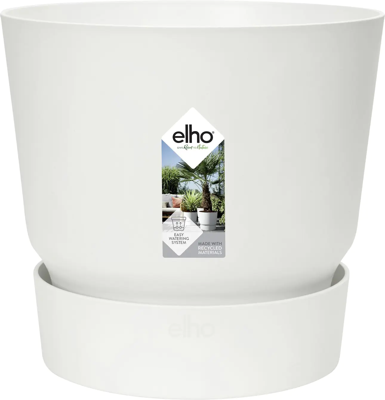 Elho Pflanztopf Greenville Ø 25 x 23 cm weiß Elho Pflanztopf Greenville Ø 25 x 23 cm weiß