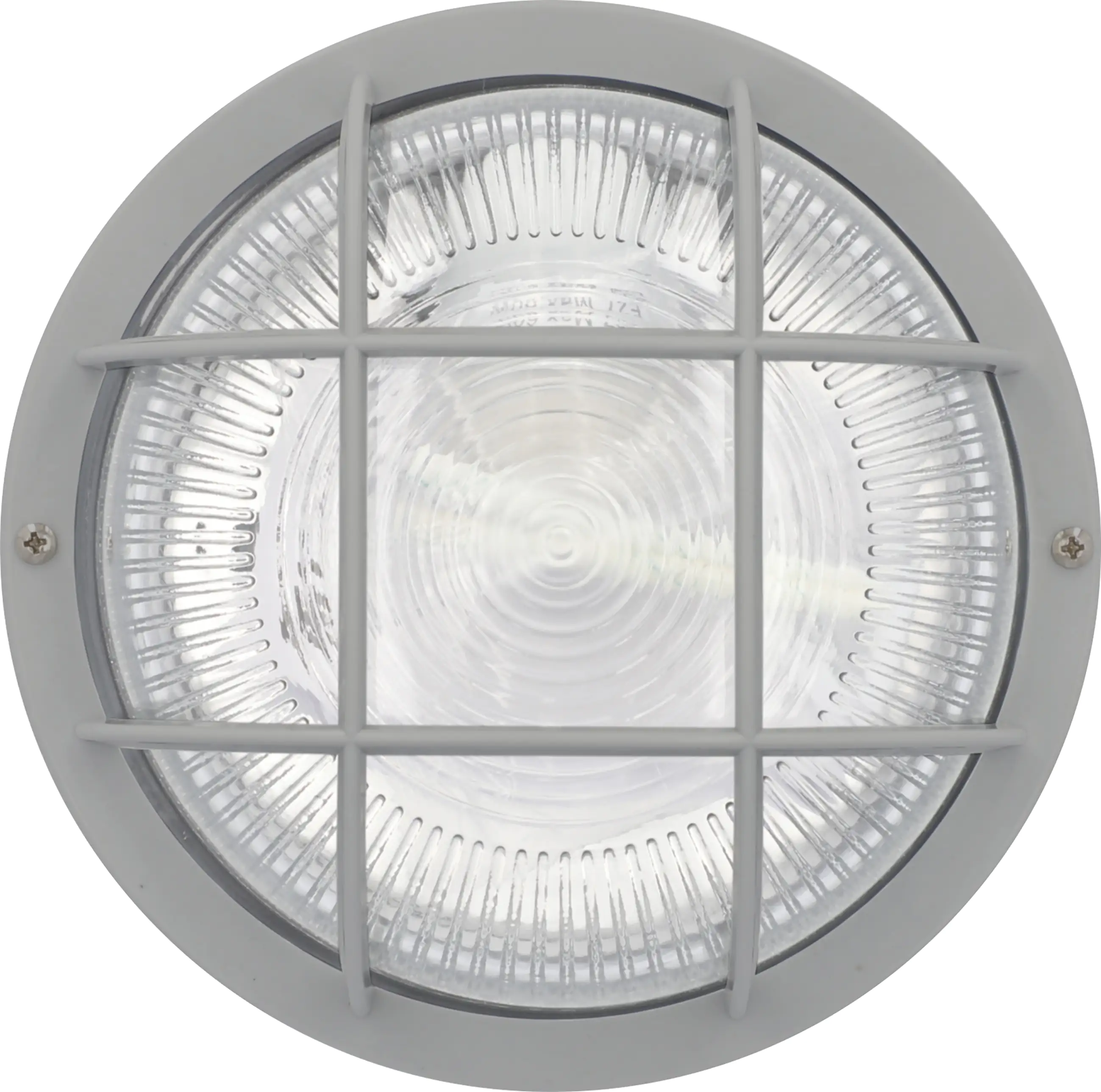 Unitec Rundleuchte PVC-Korb grau Ø 18,5 cm