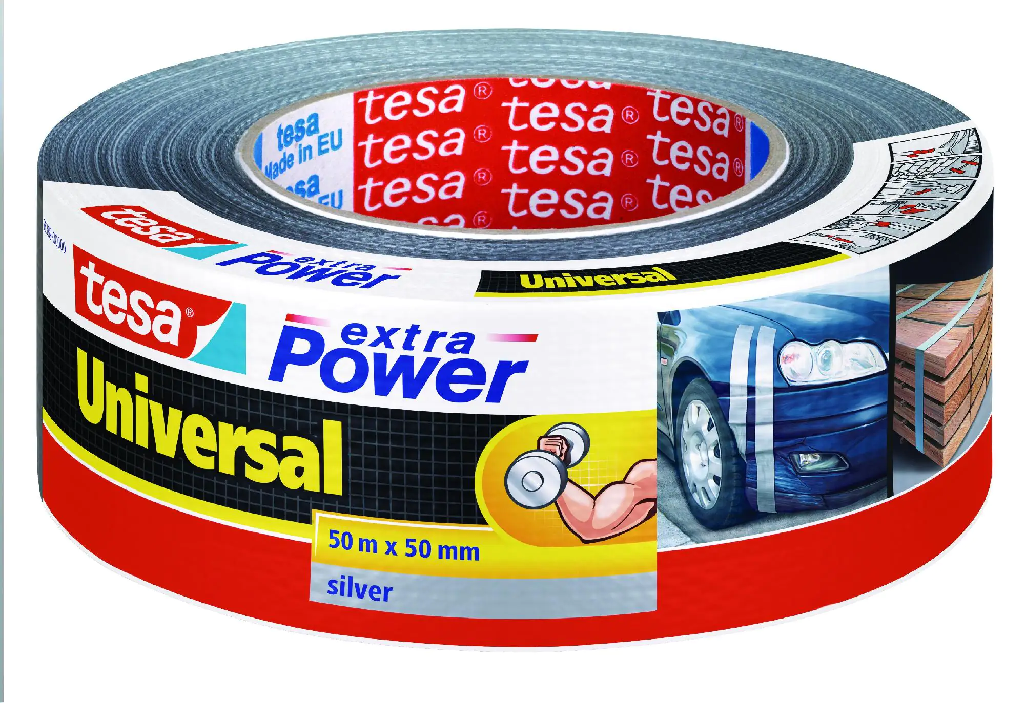tesa Reparaturband extra Power Universal 50 m x 50 mm, grau tesa Reparaturband extra Power Universal 50 m x 50 mm, grau