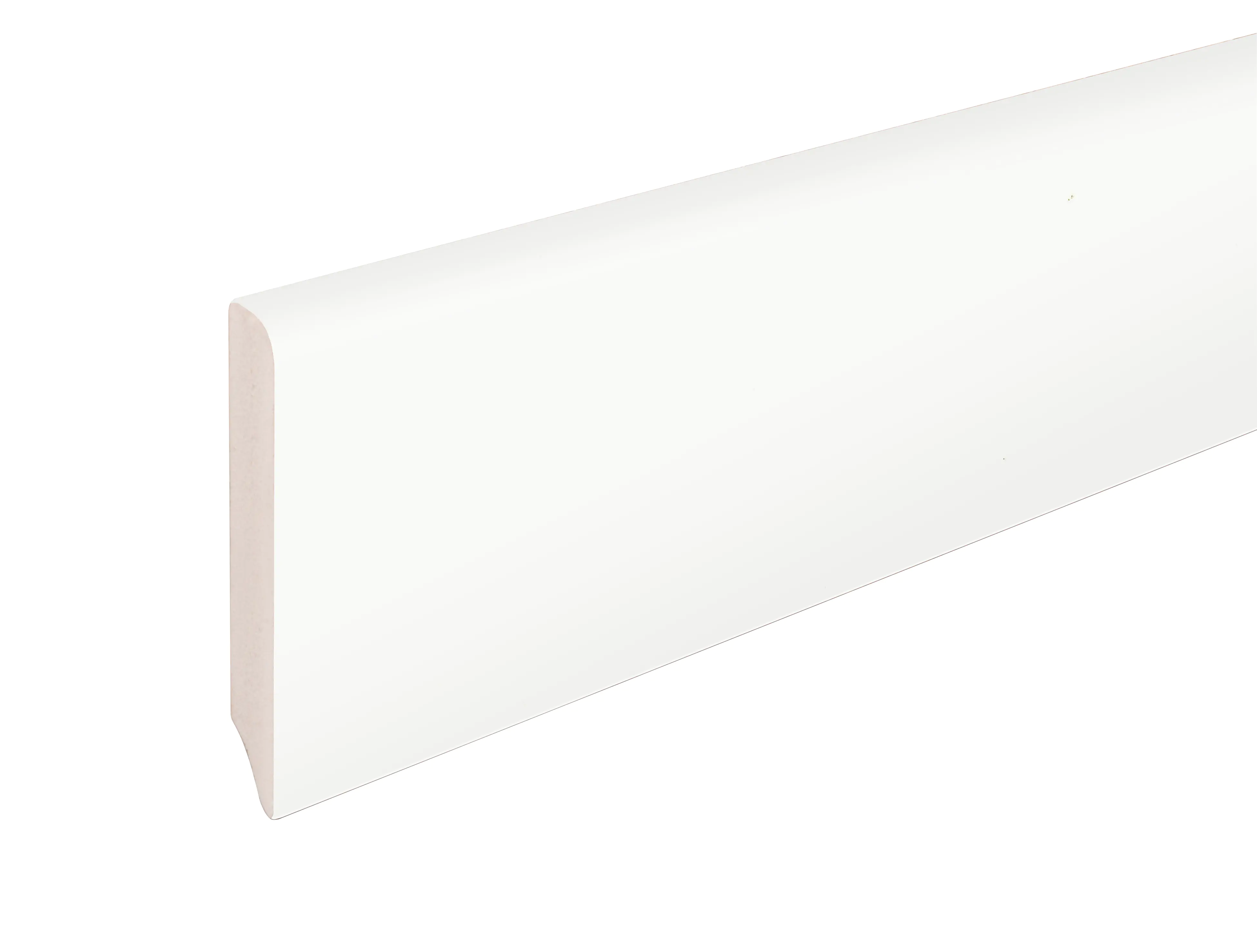 Neuhofer Fußleiste 196 cm x 60 x 10 mm weiß Neuhofer Fußleiste 196 cm x 60 x 10 mm weiß