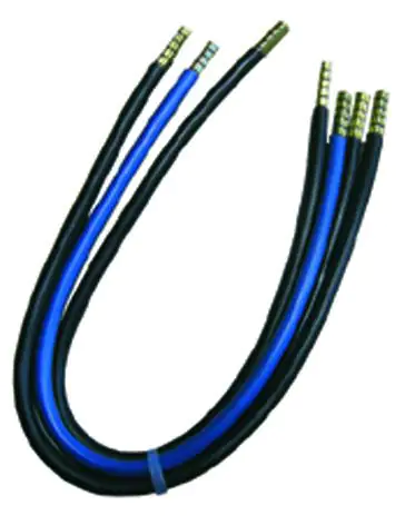 Zugangskabelbaum H07V-K 10mm² 3x schwarz, 1x blau