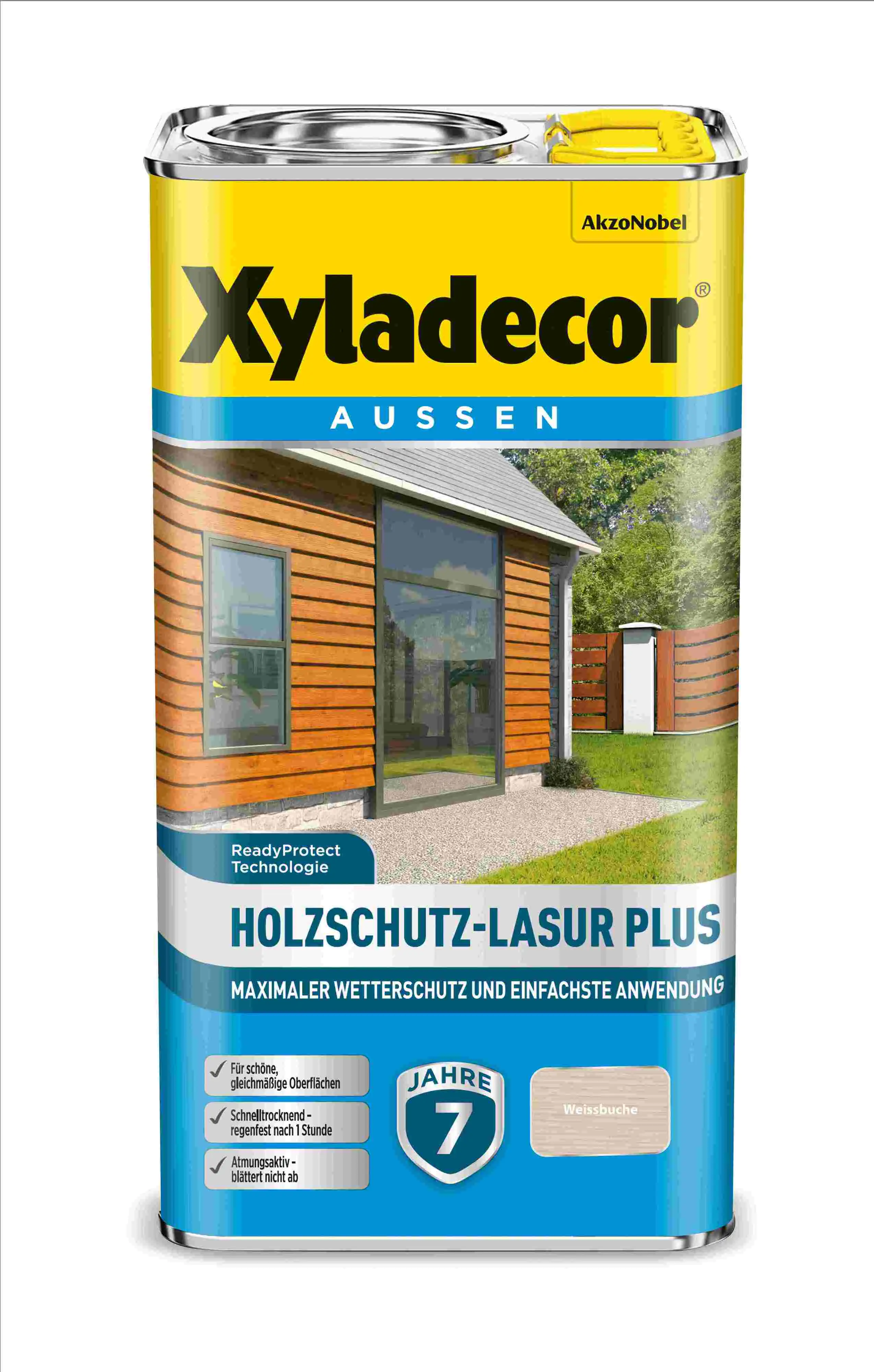 Xyladecor Holzschutz-Lasur 4 L weißbuche Plus