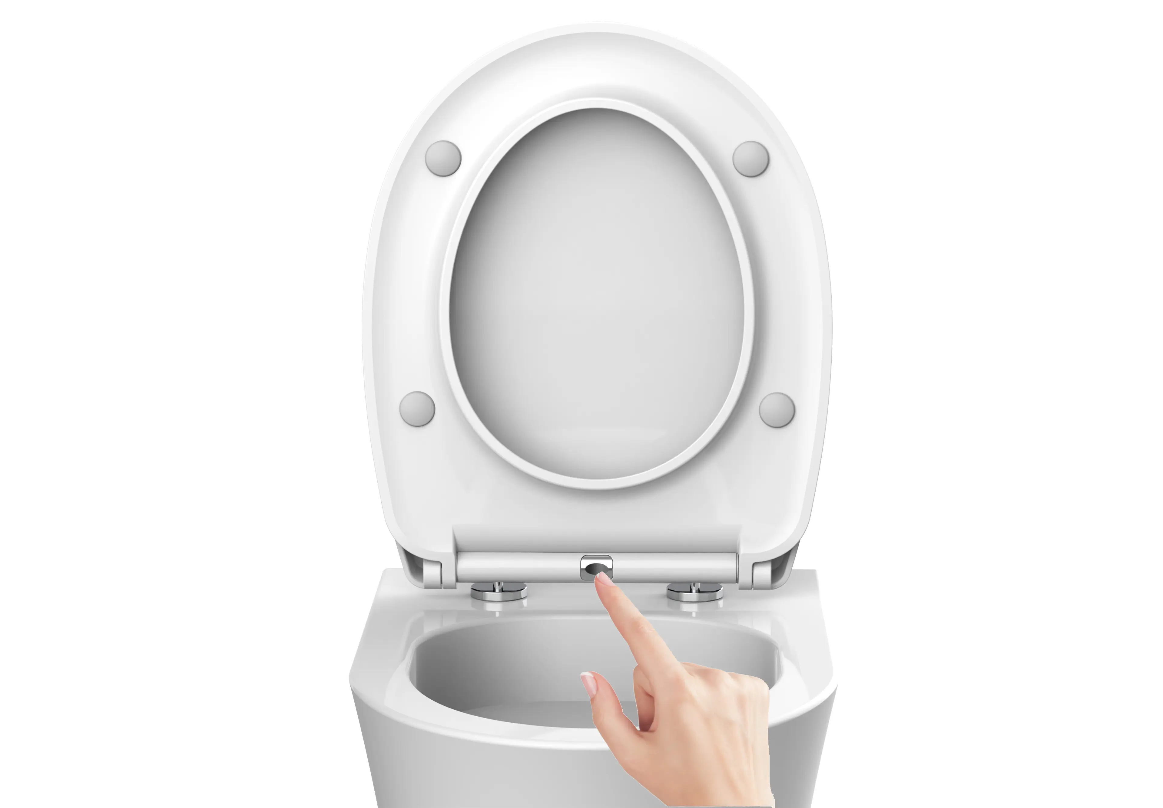 Primaster WC-Sitz mit Absenkautomatik Ontario weiß Primaster WC-Sitz mit Absenkautomatik Ontario weiß