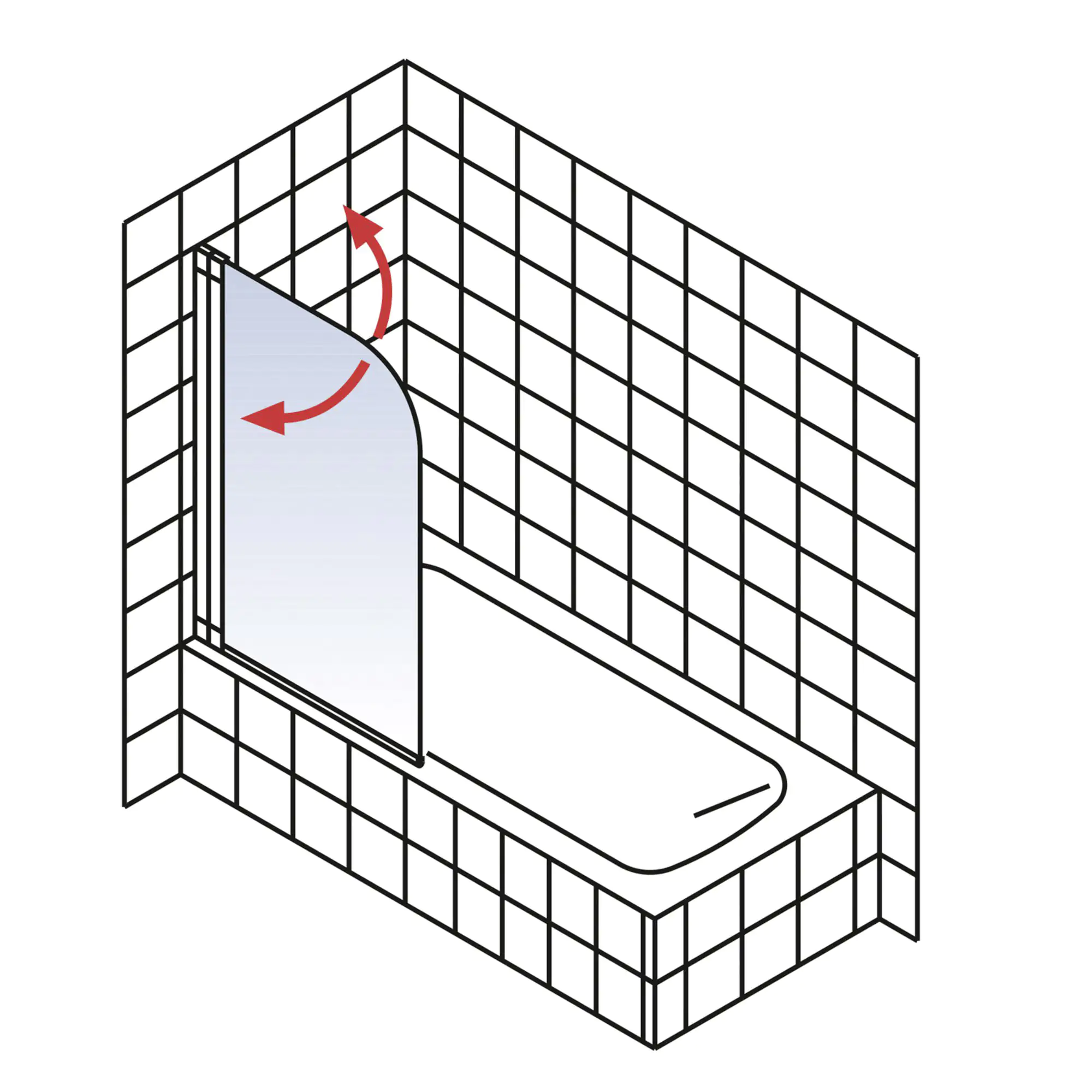 Schulte Badewannenaufsatz D1650 1-tlg. 80,5 x 140 cm Schulte Badewannenaufsatz D1650 1-tlg. 80,5 x 140 cm