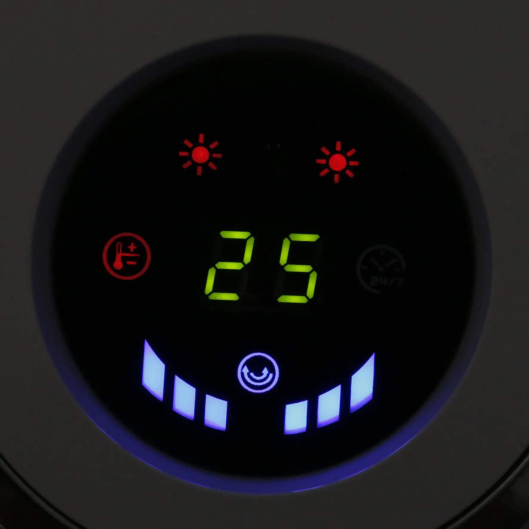 Emerio Wand-Heizlüfter Fernbedienung, 2000 Watt, Timer