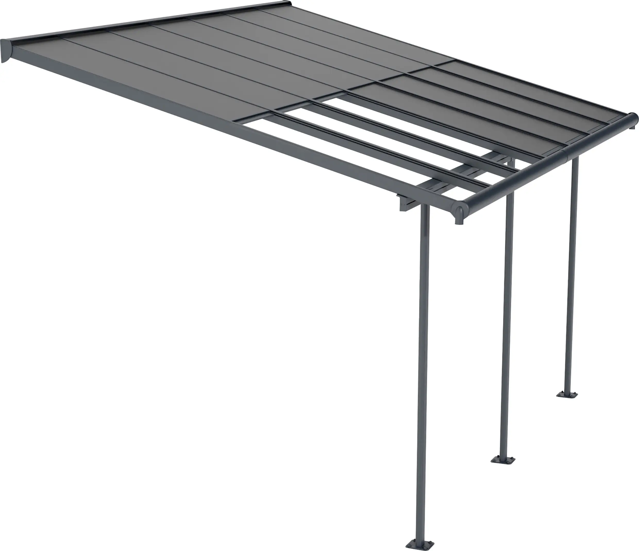 Canopia Terrassenüberdachung Sierra Cabrio 434 x 295 cm grau 
