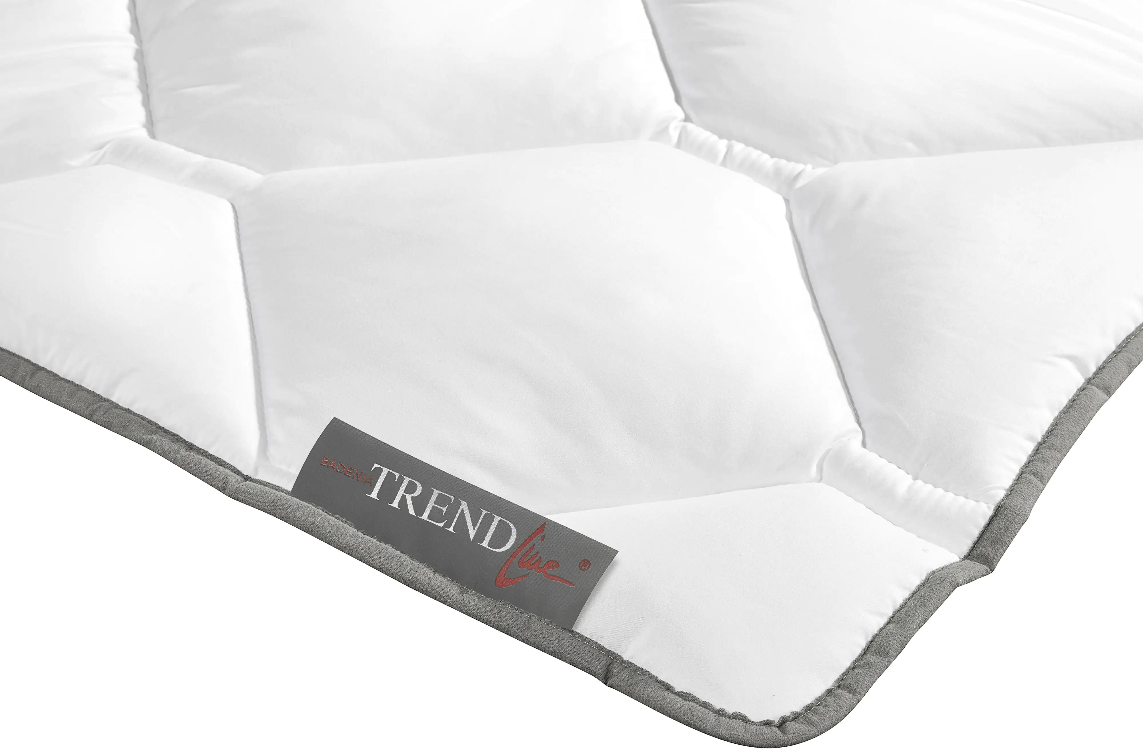 Badenia Trendline Steppbett Micro Mono weiß, 135 x 200 cm