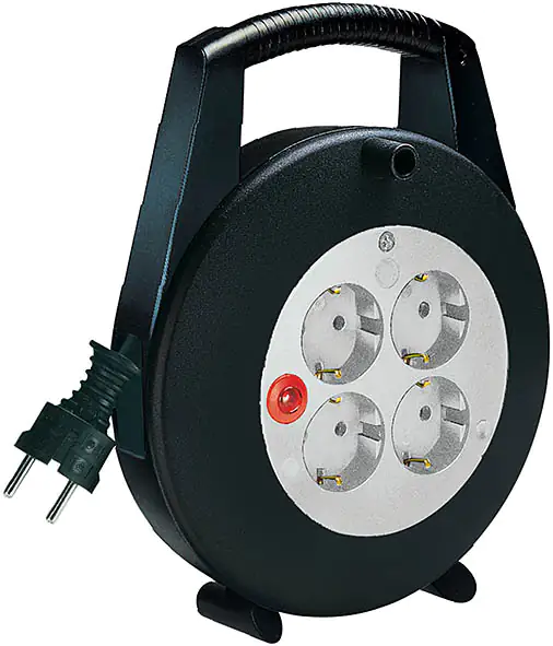 Brennenstuhl Vario Line Kabelbox 4-fach 5m, Indoor-Kabeltrommel