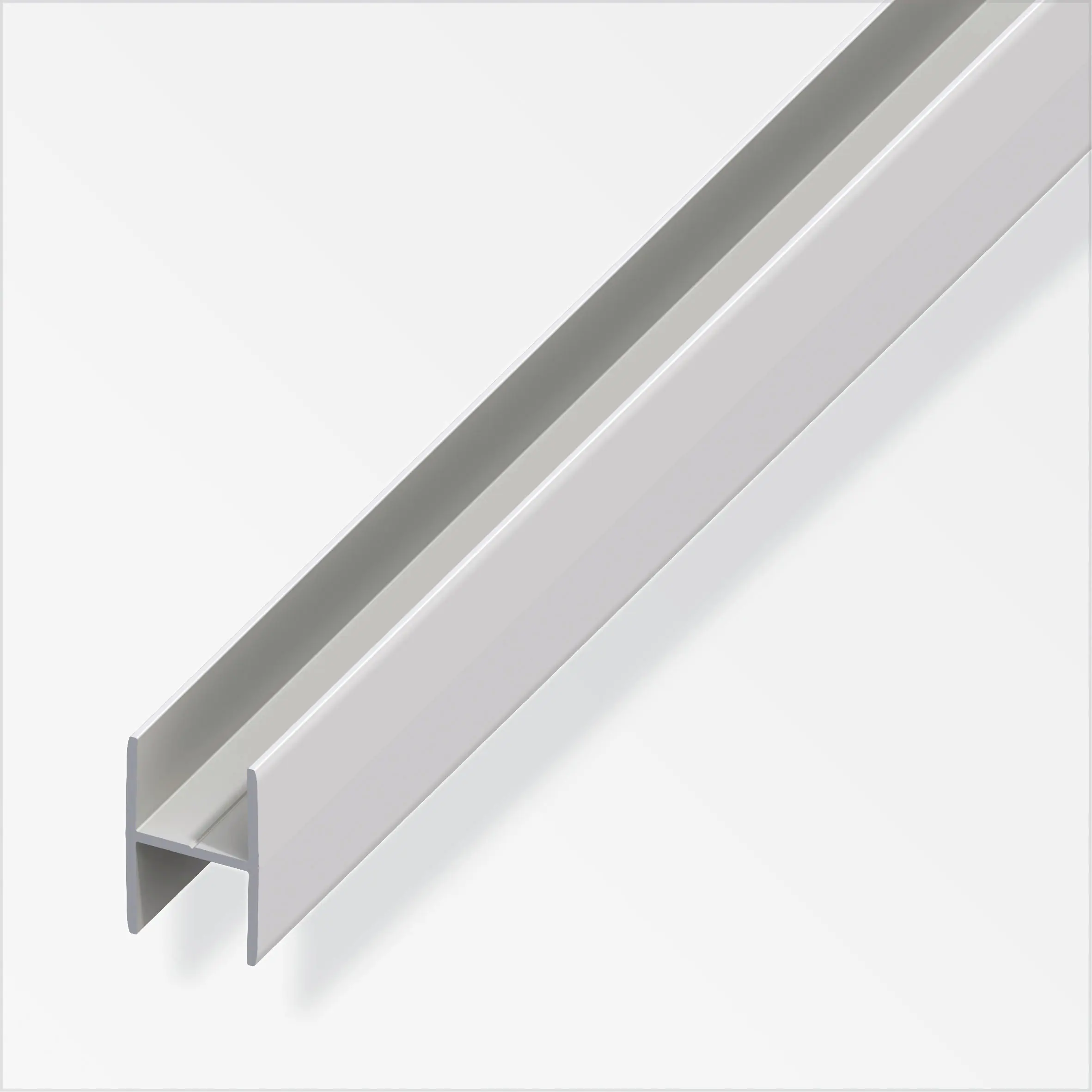 alfer clampline-H-Profil 1 m, 5.9 x 9 x 1.5 mm Aluminium eloxiert silber alfer clampline-H-Profil 1 m, 5.9 x 9 x 1.5 mm Aluminium eloxiert silber
