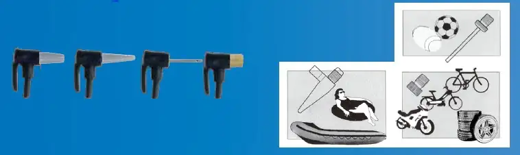 TrendLine Fußluftpumpe Ein-Zylinder mit Manometer bis 7 bar TrendLine Fußluftpumpe Ein-Zylinder mit Manometer bis 7 bar