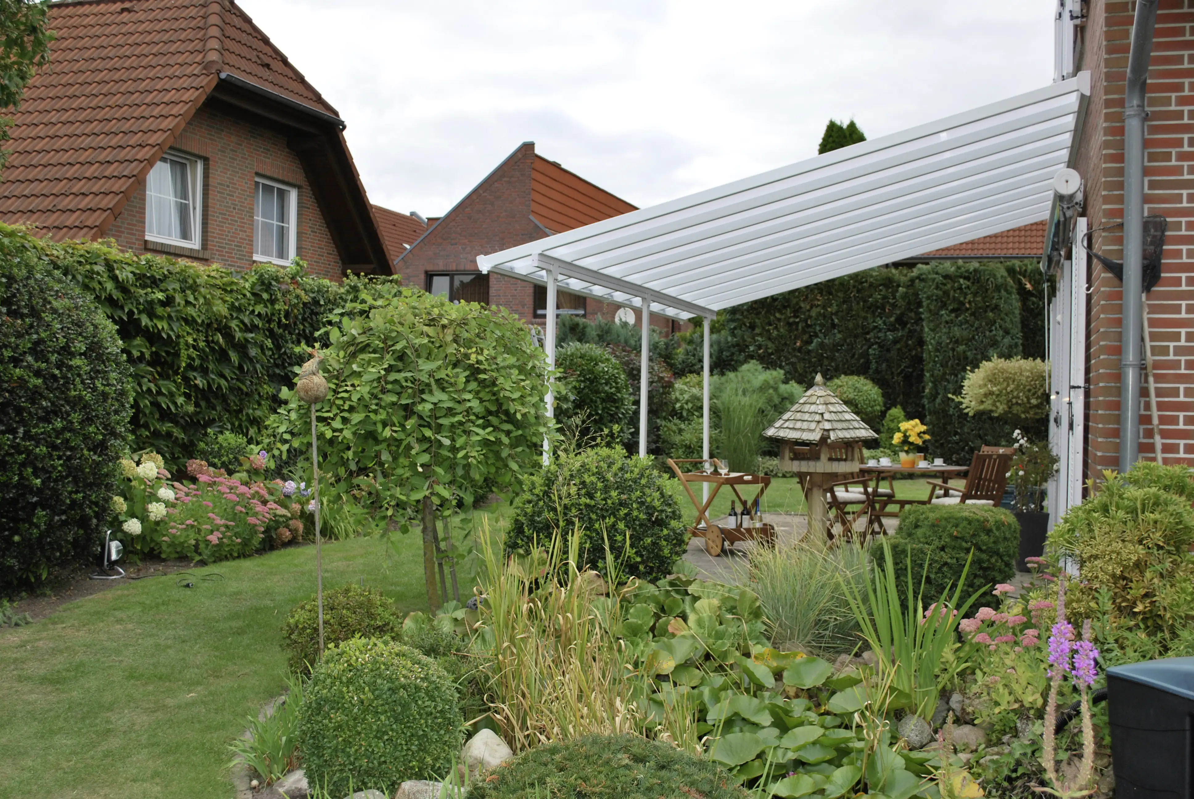 Canopia Terrassenüberdachung Feria 606 x 380 cm weiß Canopia Terrassenüberdachung Feria 606 x 380 cm weiß