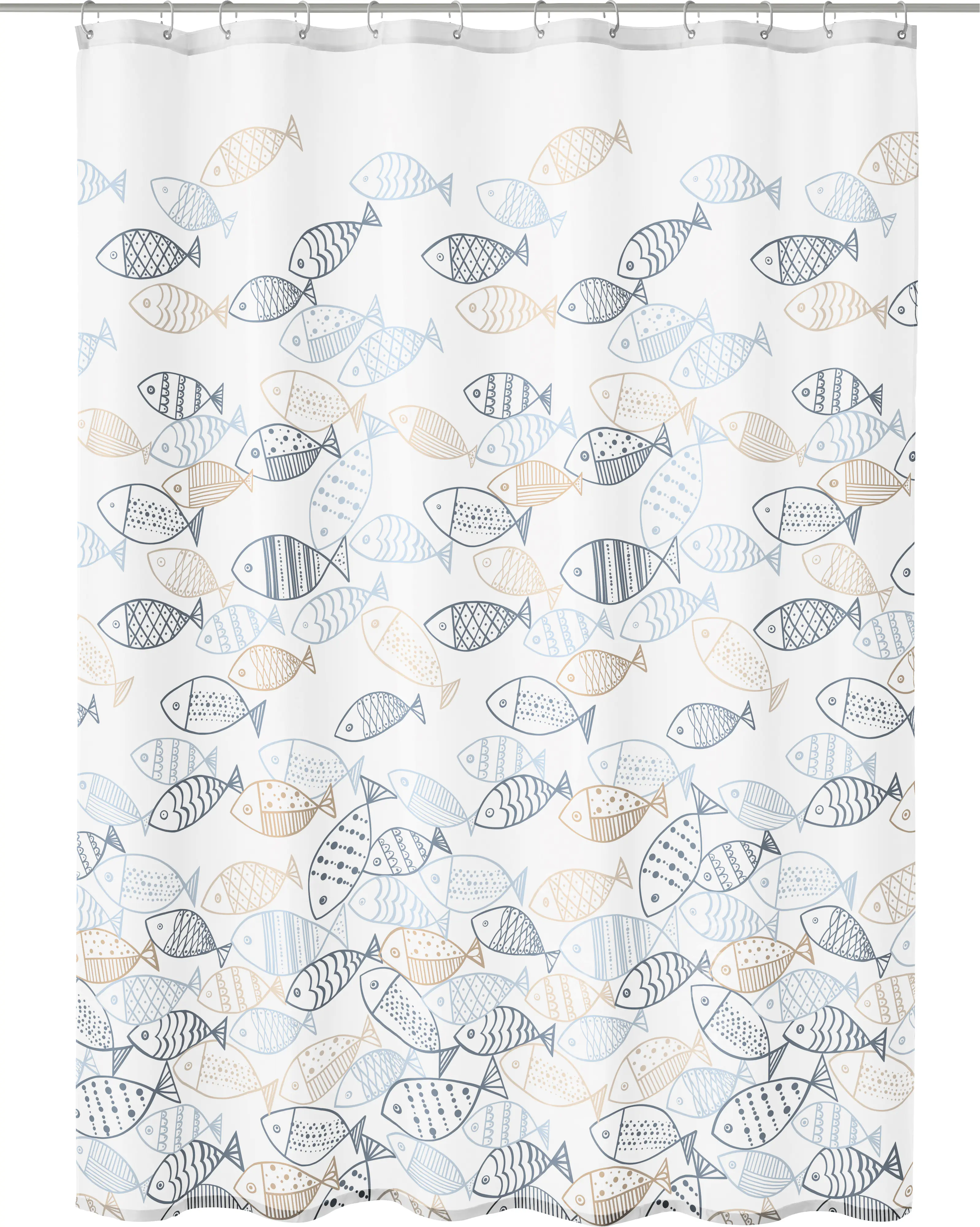 Kleine Wolke Duschvorhang multicolor Sardinas 180 x 200 cm