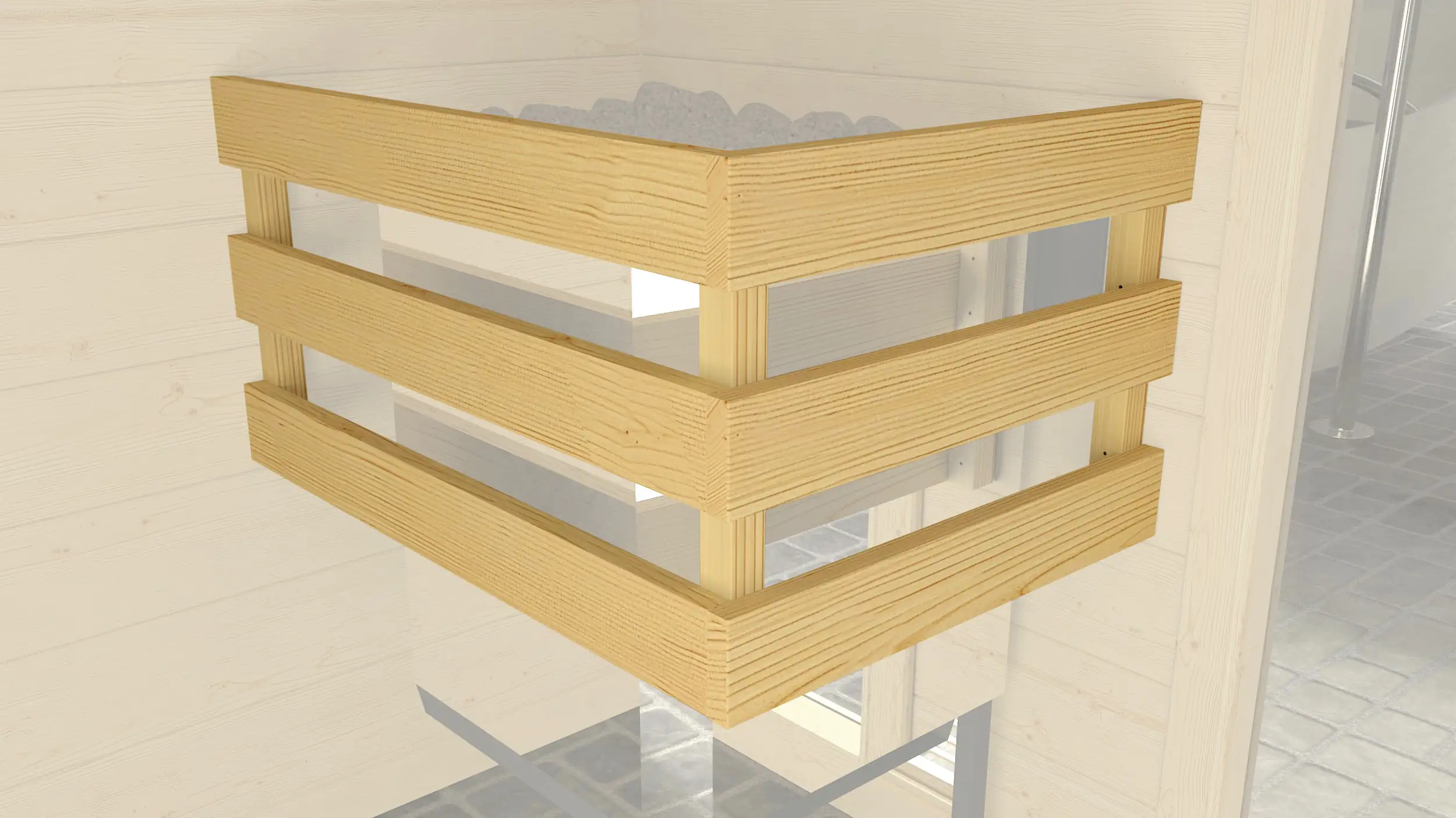 Weka Massivholz-Elementsauna Laukkala Gr. 1 Sparset 3,6 kW OS