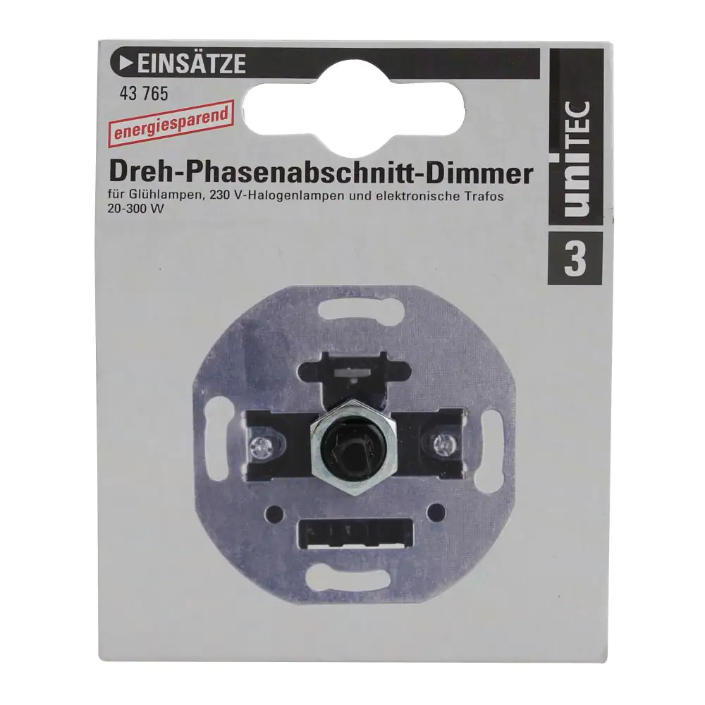 Unitec Dimmer elektronischer Trafo 20 - 300W