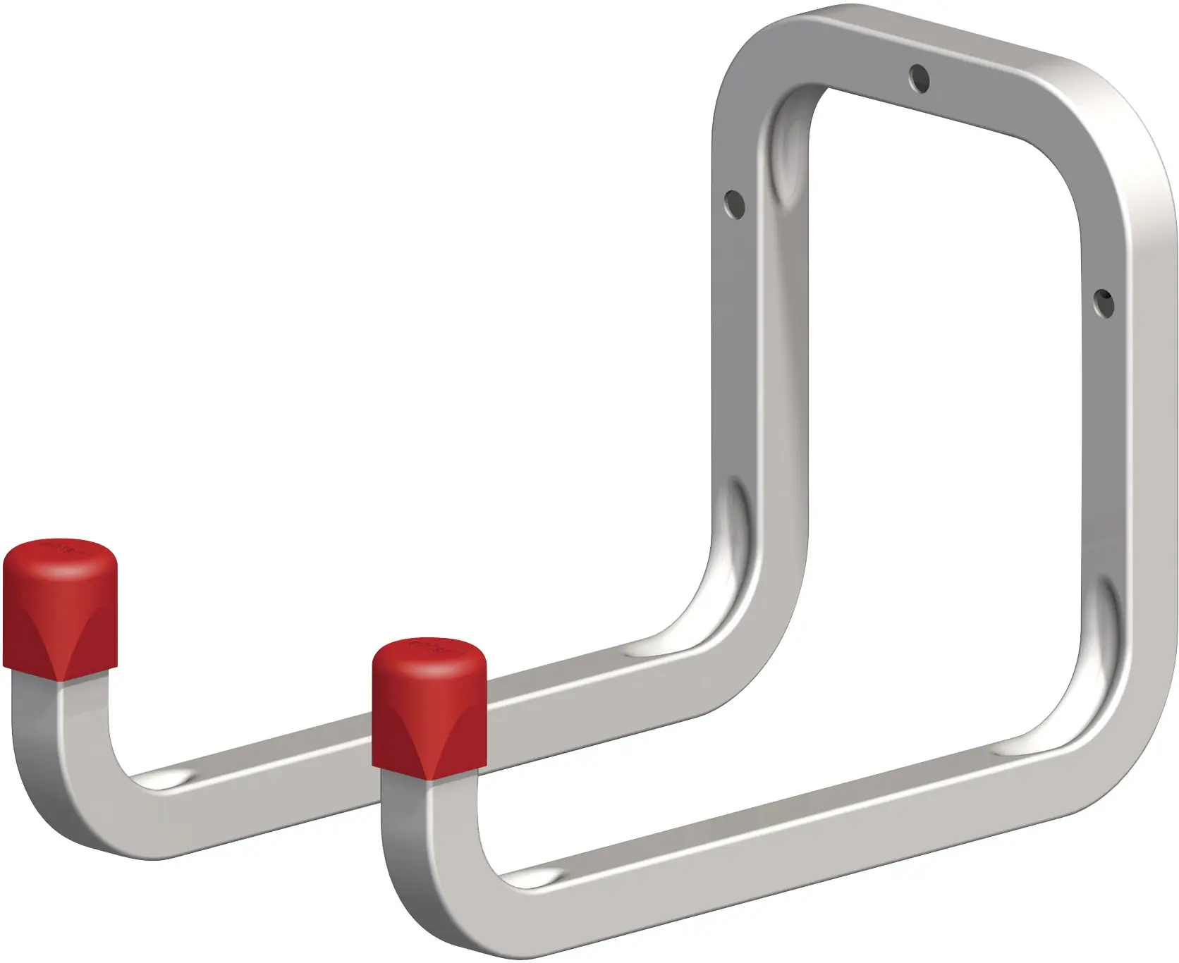 alfer Gerätehaken 325 mm 325 x 120 x 98 mm Stahl verzinkt Kappe rot