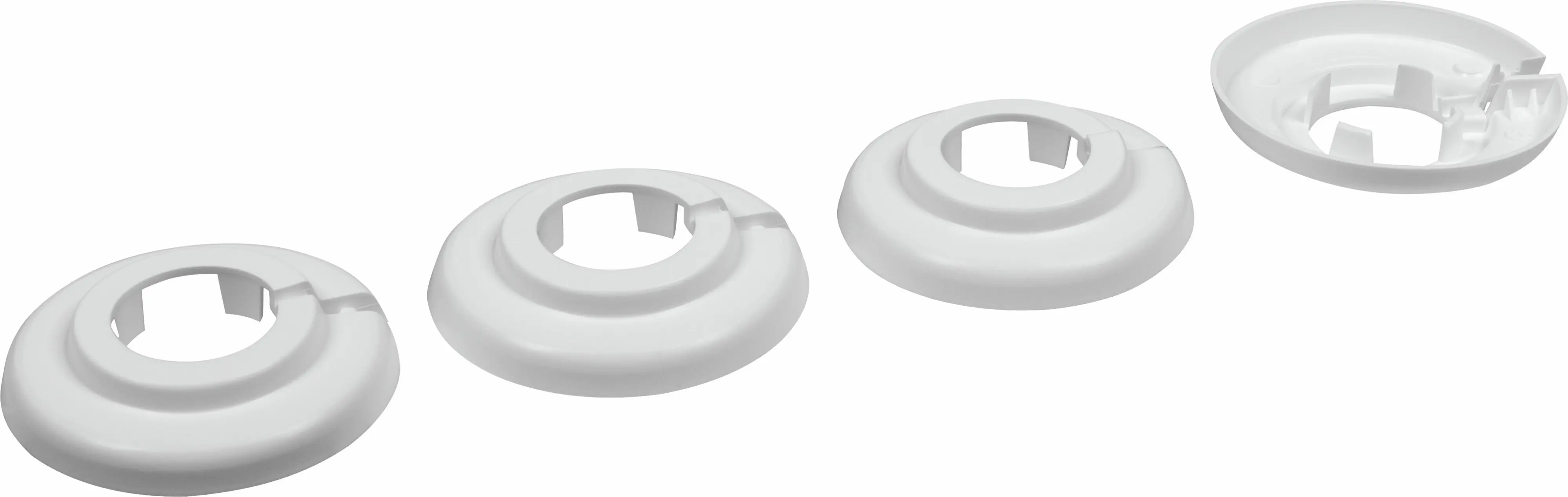 Cornat Heizungsrosette Ø 5,5 x 2,2 cm weiß - 4 Stück