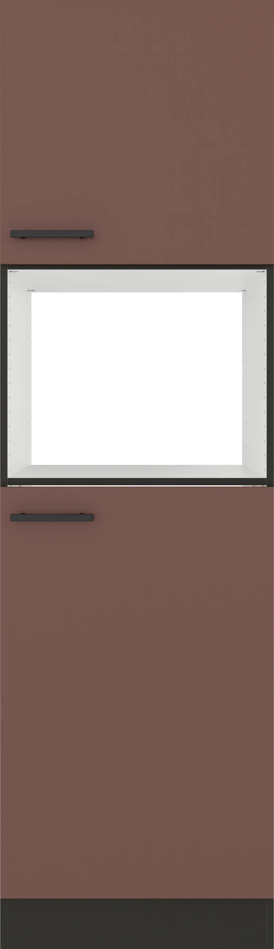 Optifit Hochschrank Nizza 407 rostrot/anthrazit matt 60 cm