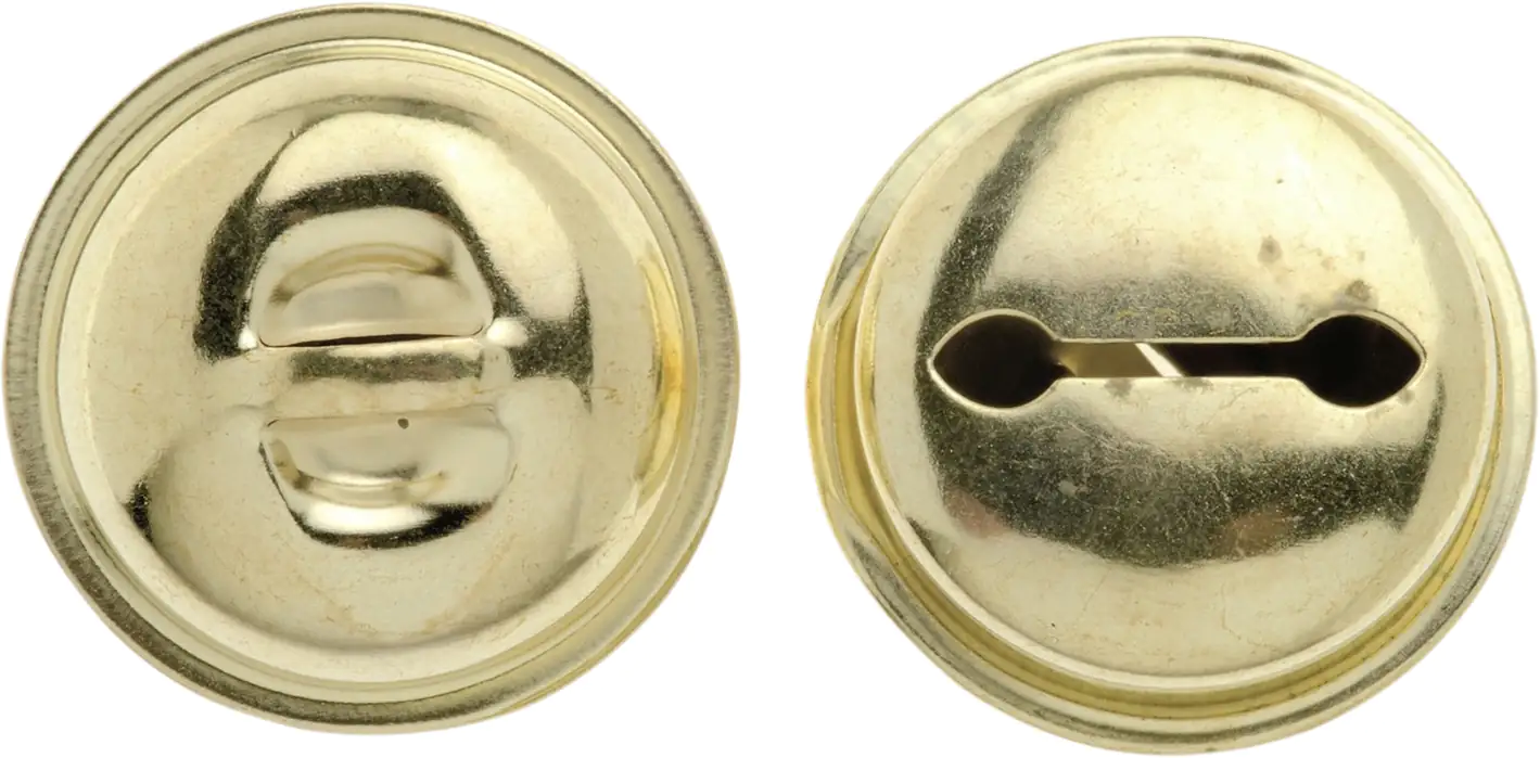 Glorex Rollenglöckchen 22 mm goldfarben, 6 Stück