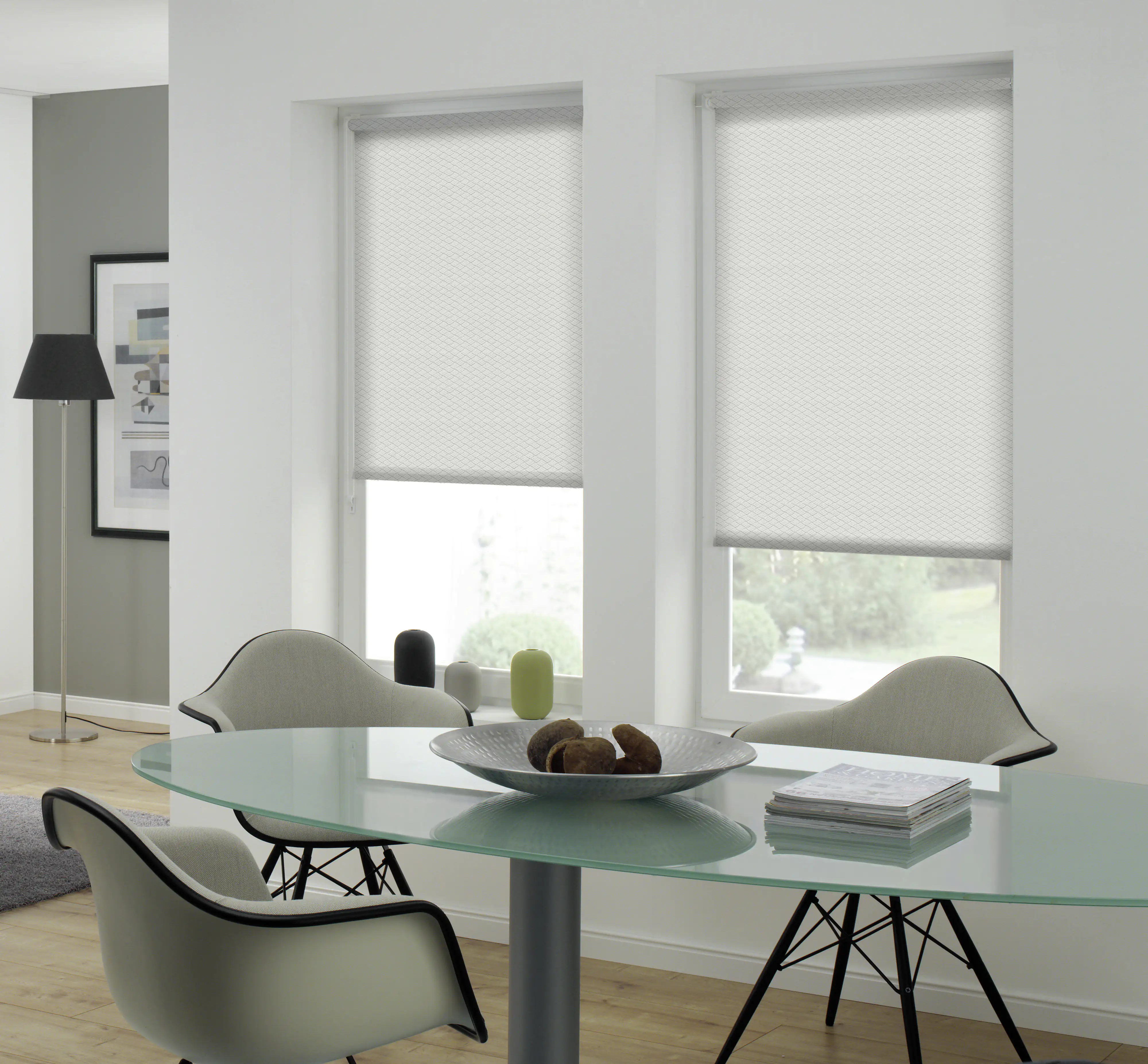 Gardinia EasyFix Rollo weiß 100 x 160 cm Shaun