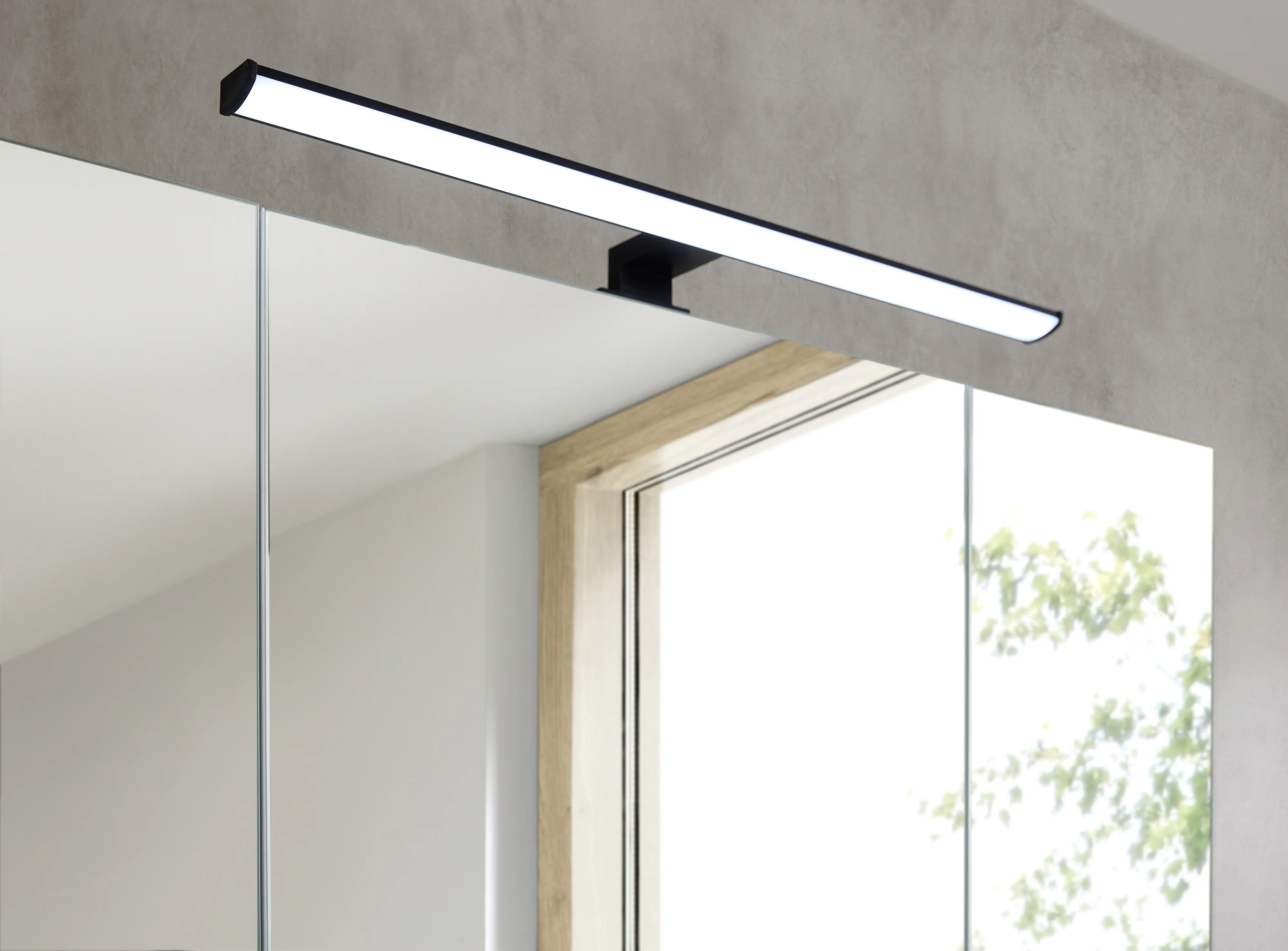 Pelipal Badmöbel-Set Aachen Riviera Eiche 112 cm