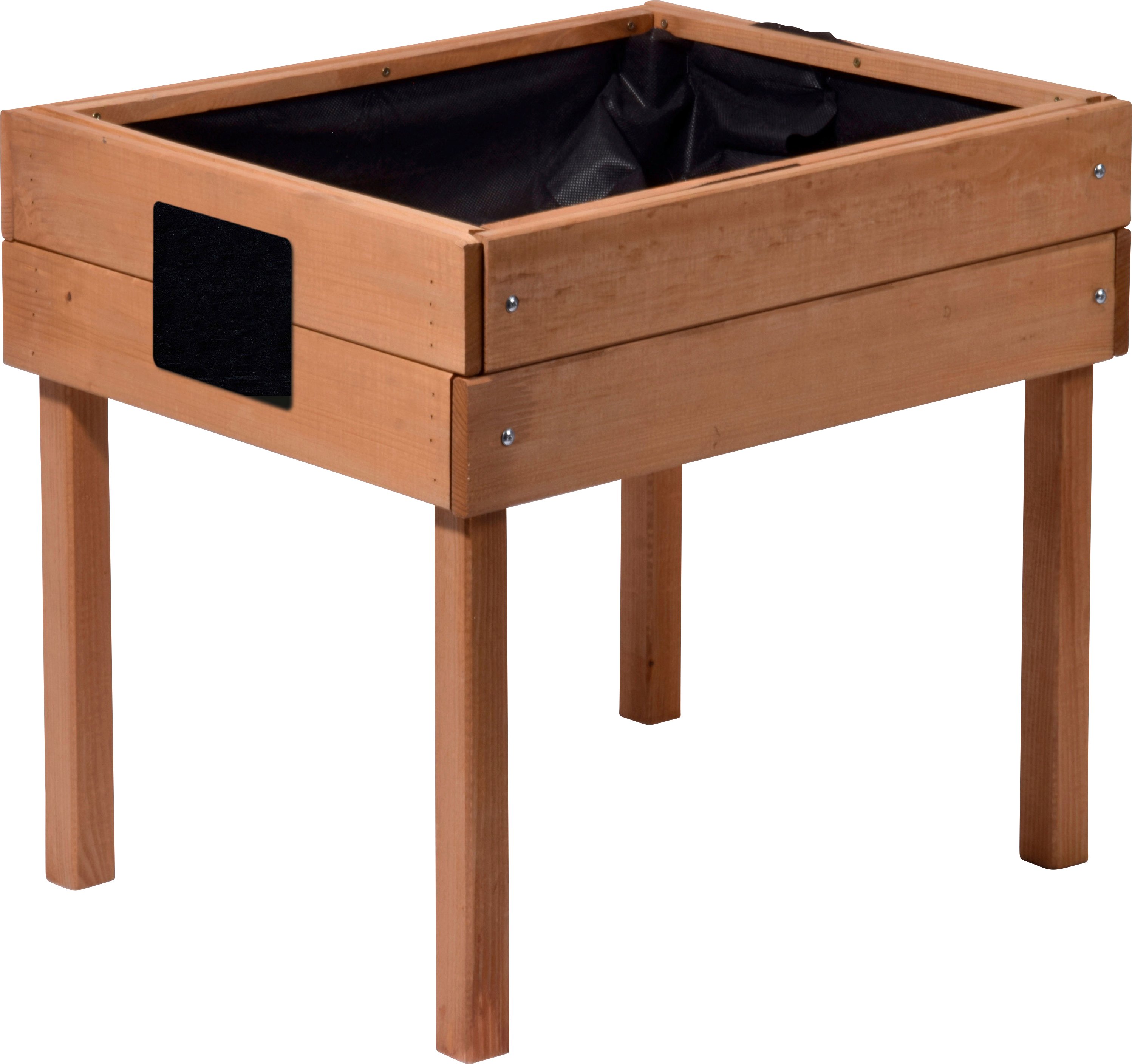 Dobar Kinder-Hochbeet mit Kreidetafel braun 50 x 40 x 45 cm Dobar Kinder-Hochbeet mit Kreidetafel braun 50 x 40 x 45 cm