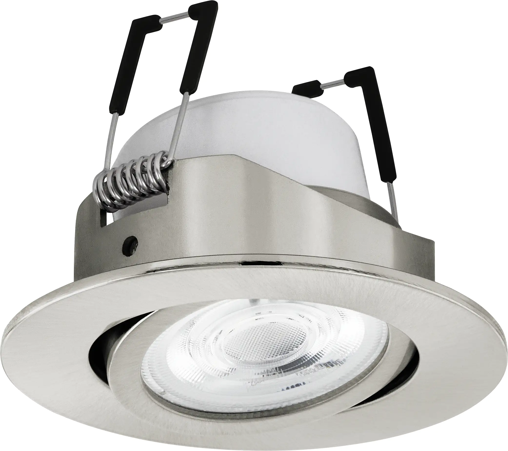 Eglo Connect Einbauleuchte Saliceto-Z nickel-matt Ø 8,8 cm dimmbar RGB Eglo Connect Einbauleuchte Saliceto-Z nickel-matt Ø 8,8 cm dimmbar RGB
