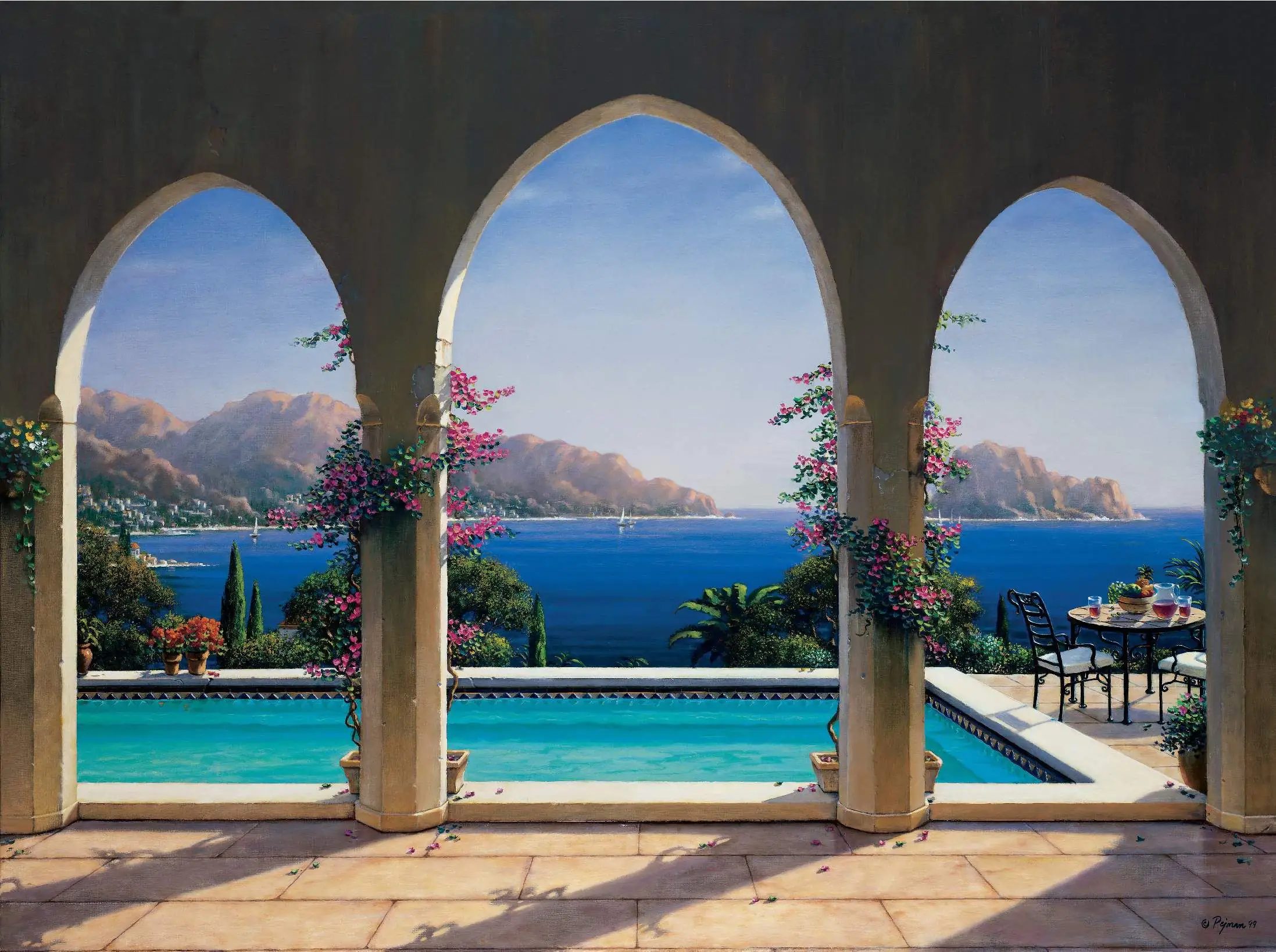 papermoon Vlies- Fototapete Digitaldruck 350 x 260 cm Arches