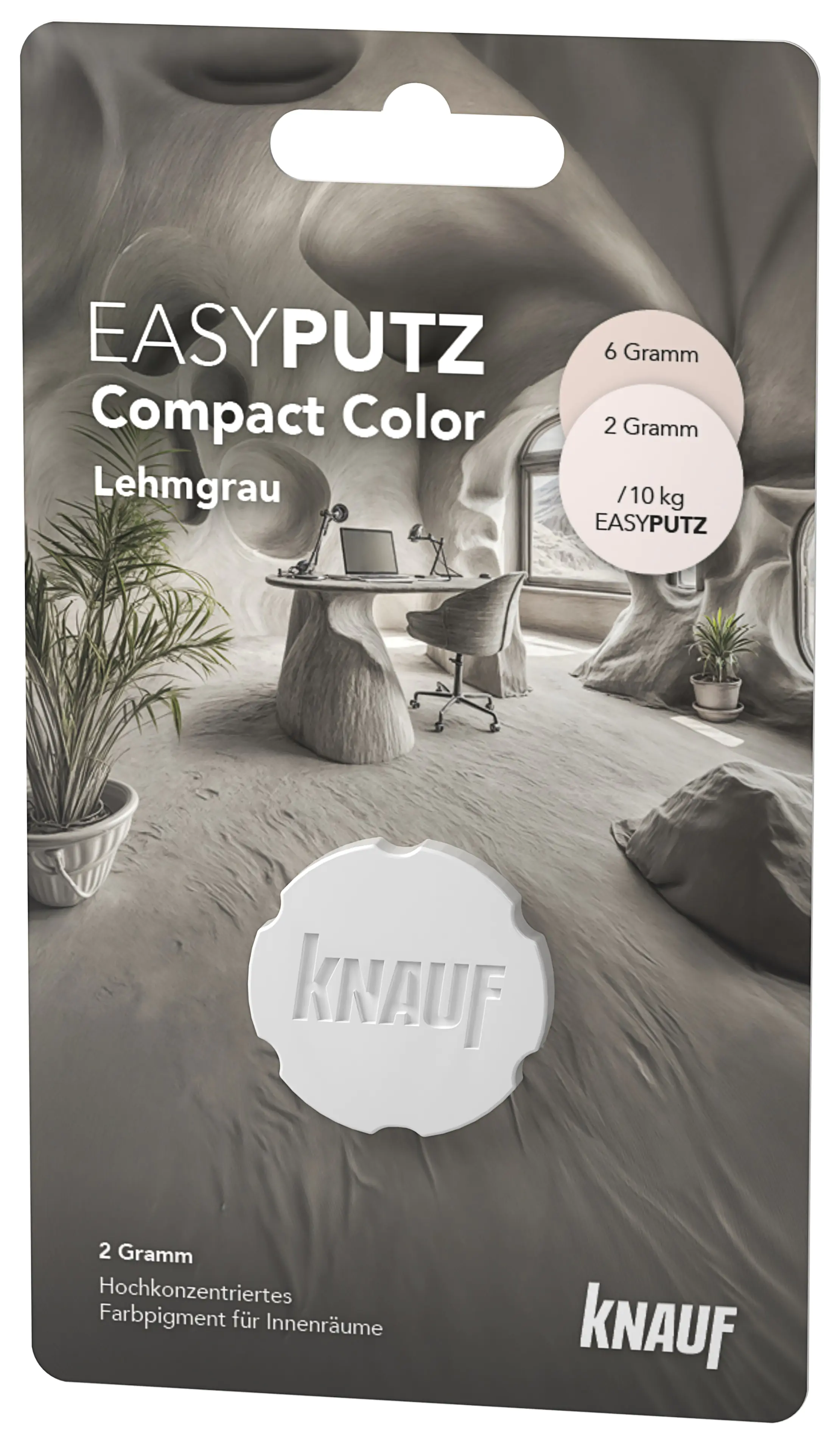 Knauf Farbpigment Compact Color lehmgrau 2 g