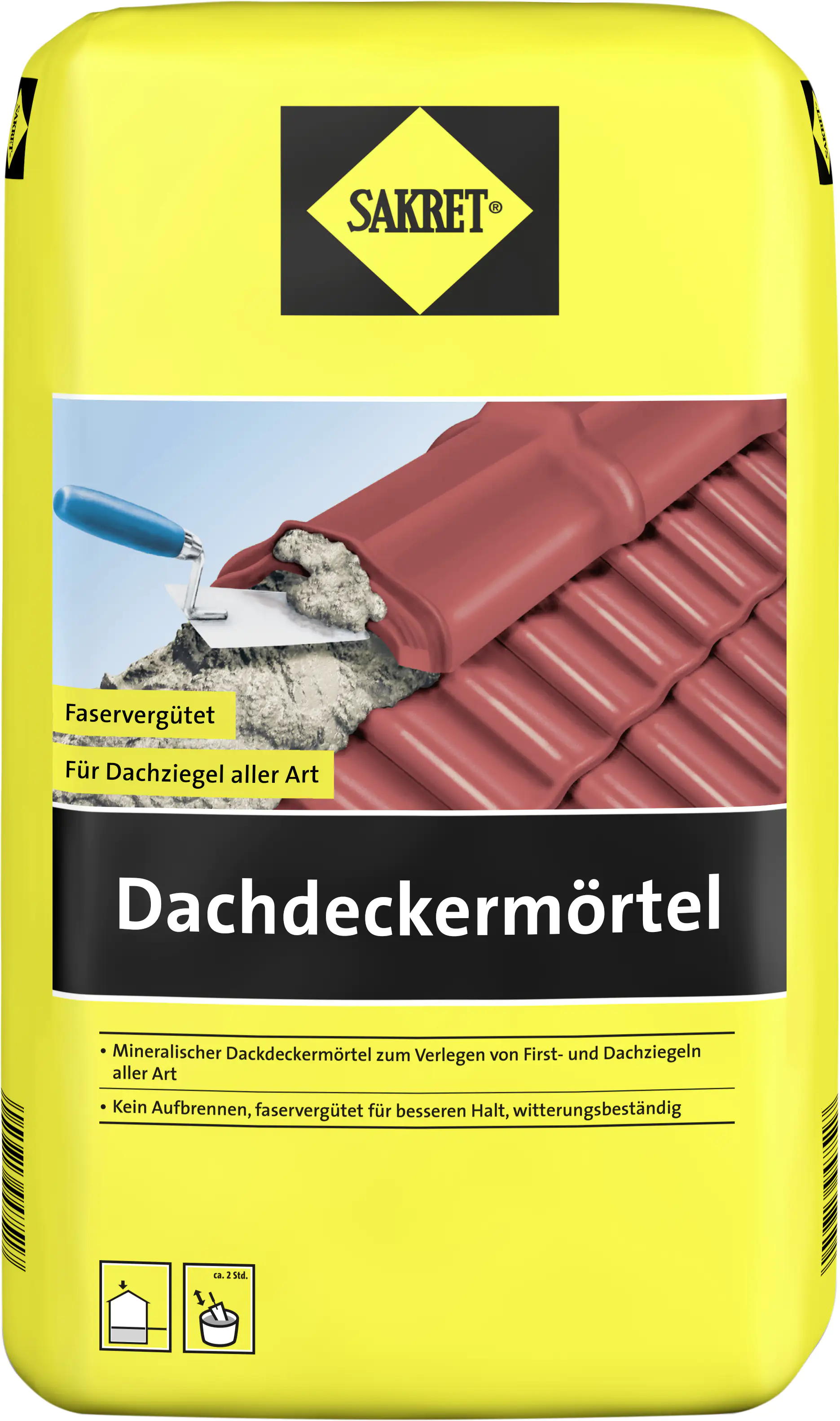 SAKRET Dachdeckermörtel 10 kg Sack grau