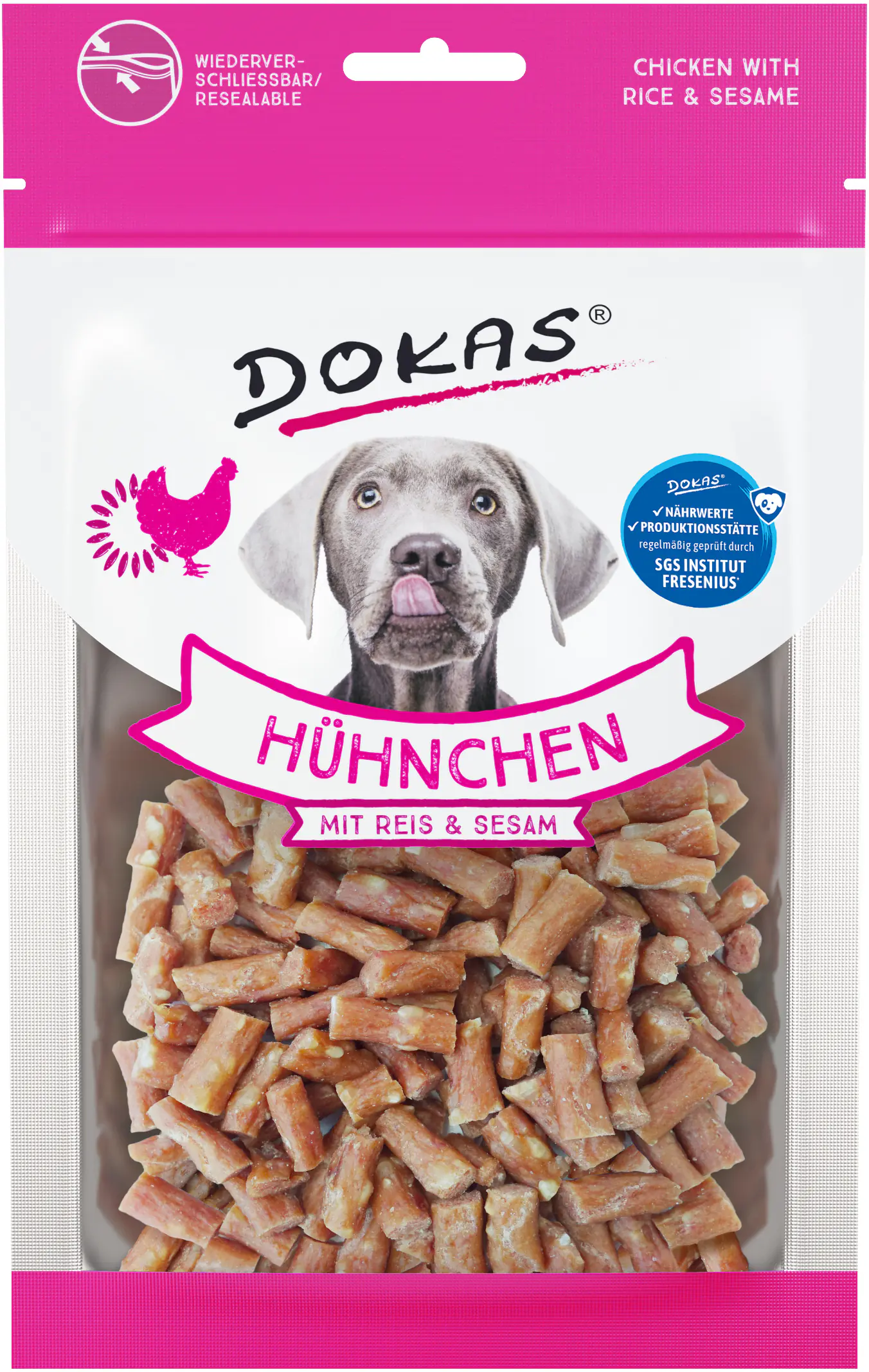 Dokas Hühnchen mit Reis & Sesam 70 g