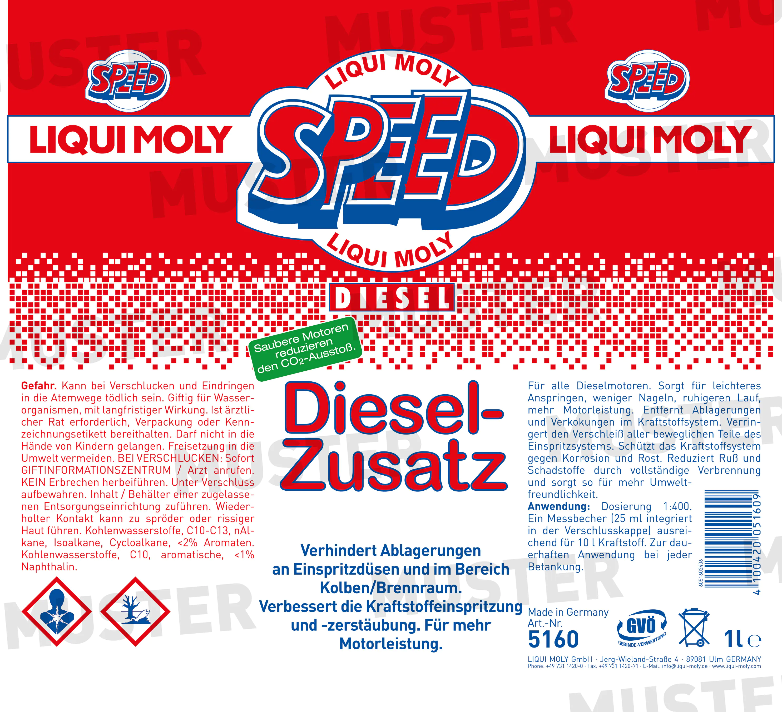 Liqui Moly Diesel-Zusatz Speed 1 L