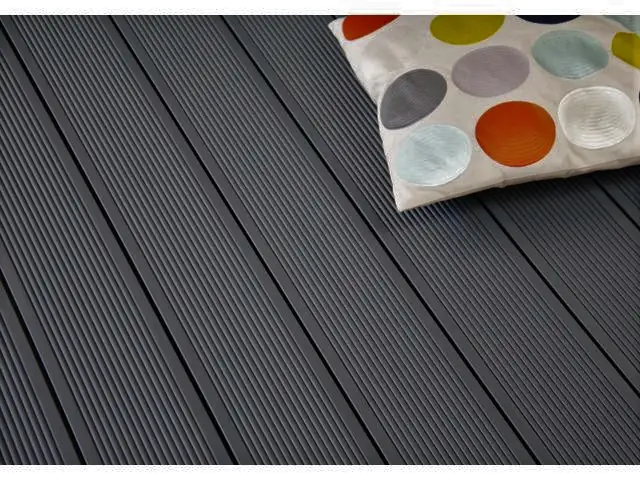 Kovalex Terrassendiele WPC 300 x 14,5 x 2,6 cm anthrazit mattiert Kovalex Terrassendiele WPC 300 x 14,5 x 2,6 cm anthrazit mattiert