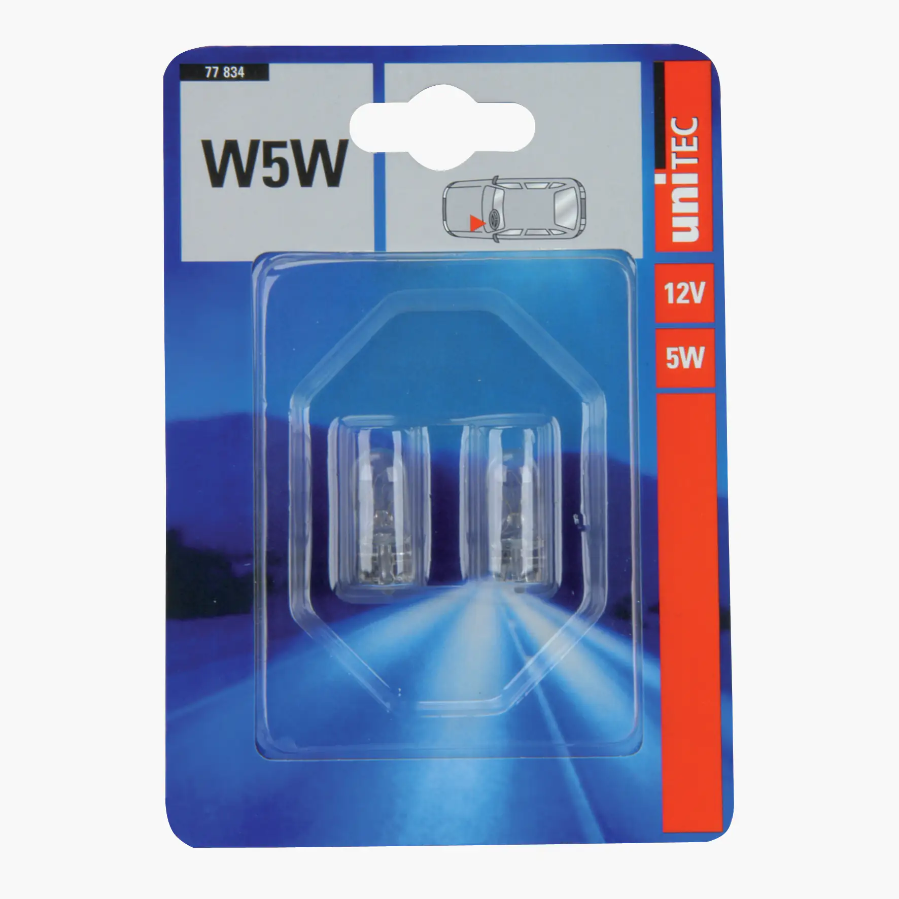 Unitec Glassockellampe W5W 12V 5W Unitec Glassockellampe W5W 12V 5W