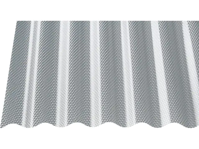 Gutta Polycarbonat-Wellplatte Wabe Sinus 76/18 300 x 104,5 cm 2,6 mm klar Gutta Polycarbonat-Wellplatte Wabe Sinus 76/18 300 x 104,5 cm 2,6 mm klar
