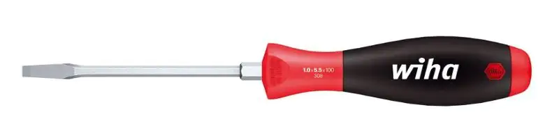 Wiha Schraubendreher Schlitz 9 x 150 mm Chrom-Vanadium-Stahl PicoFinish