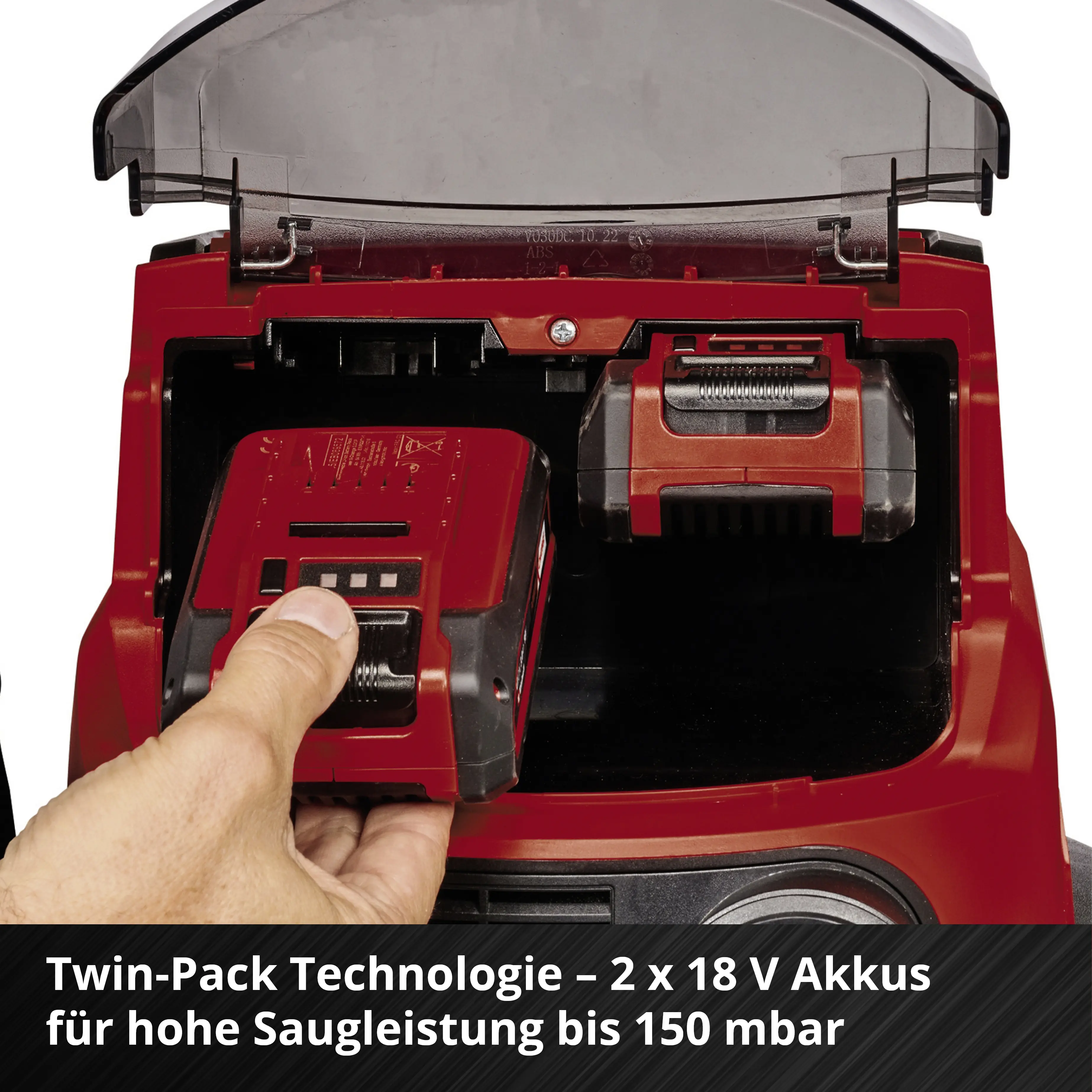 Einhell Professional Akku-Nass-Trockensauger TP-VC 36/30 S Auto Solo 36 V