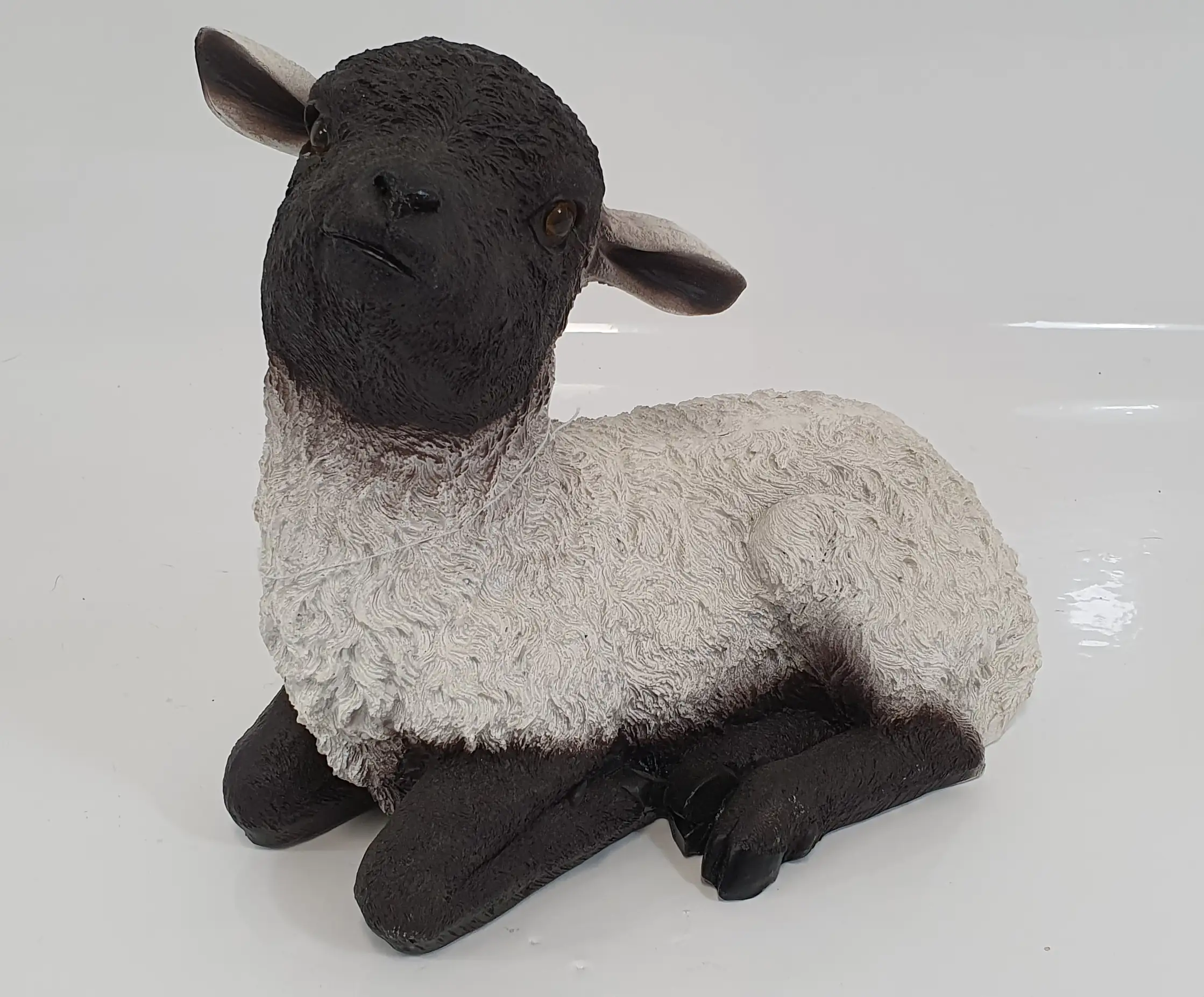 Dekofigur Schaf liegend 26 x 20 x 27 cm