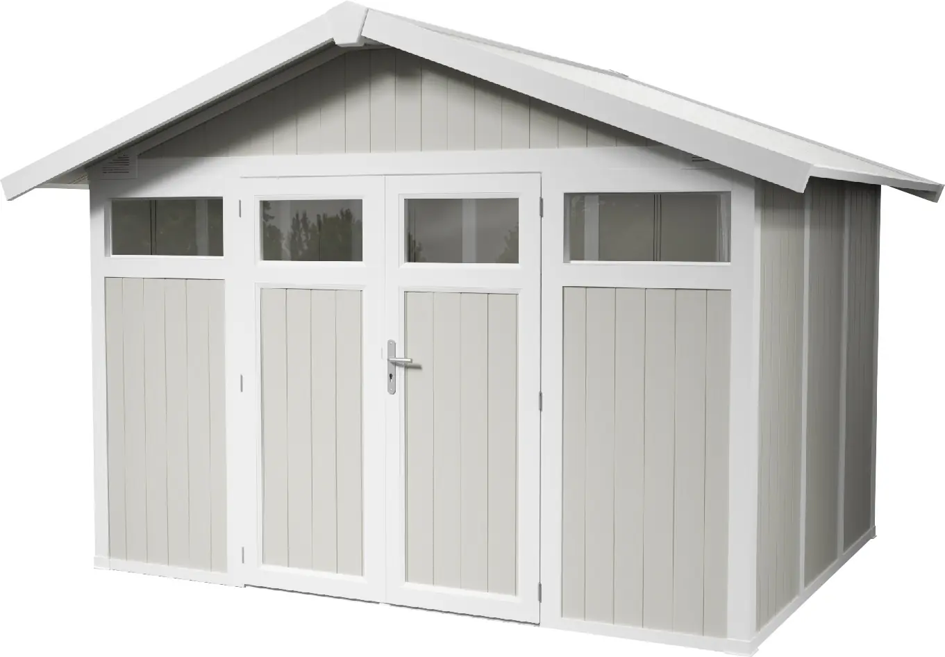 Grosfillex Gartenhaus Utility V 7,5 370 x 298 cm (inkl. Dachüberstand) Grosfillex Gartenhaus Utility V 7,5 370 x 298 cm (inkl. Dachüberstand)