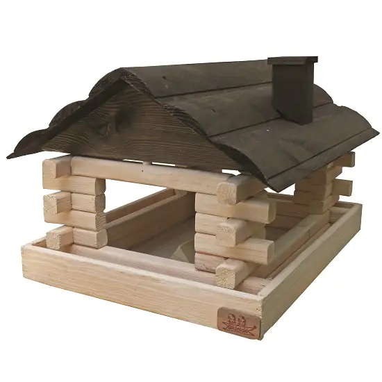 Vogelhaus Sweden Style Kiefernholz schwarz-weiß LxBxH: 40x31x28 cm Vogelhaus Sweden Style Kiefernholz schwarz-weiß LxBxH: 40x31x28 cm