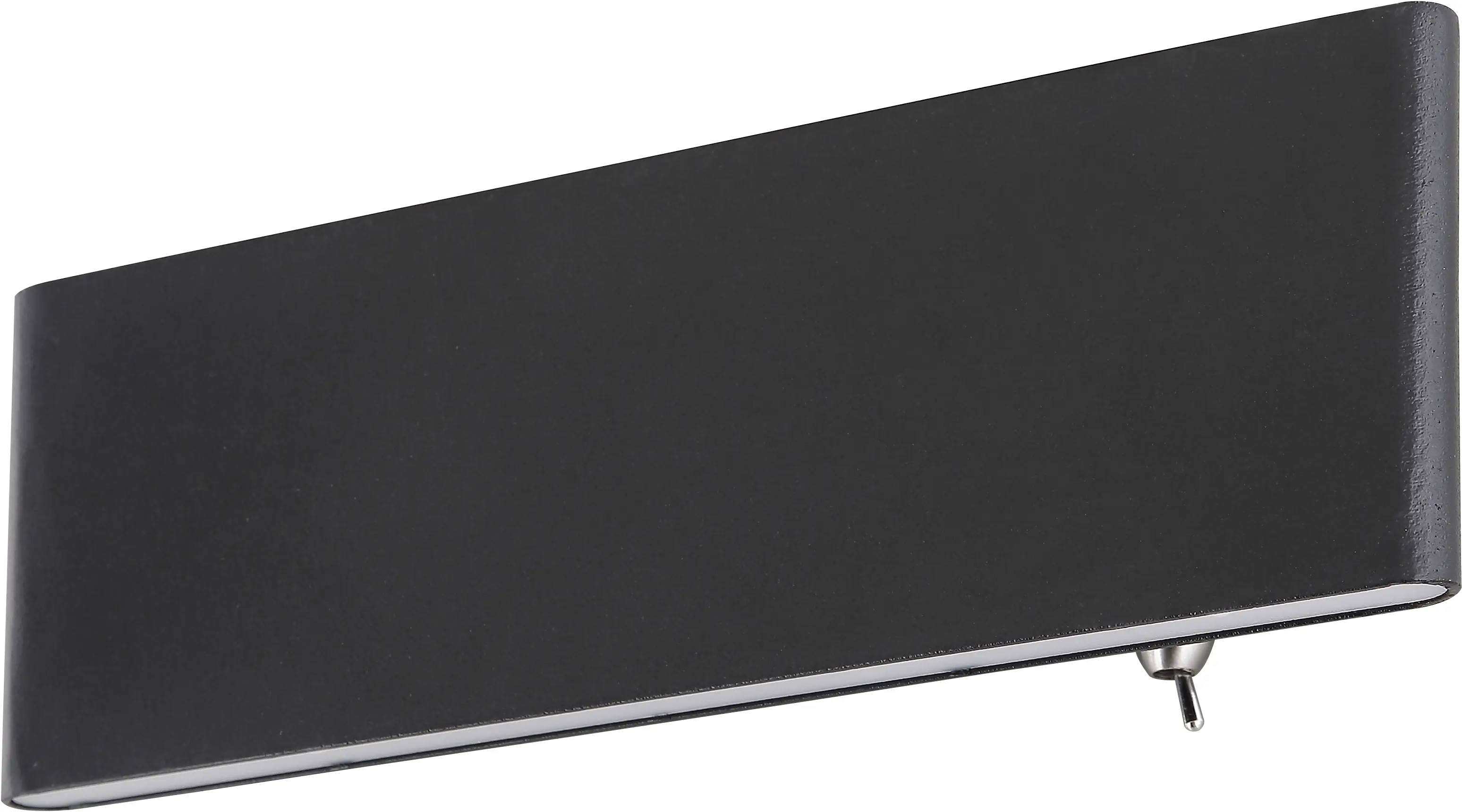 Globo LED Wandleuchte Siegfried schwarz 22,5 x 8 cm Up & Down 8W warmweiß