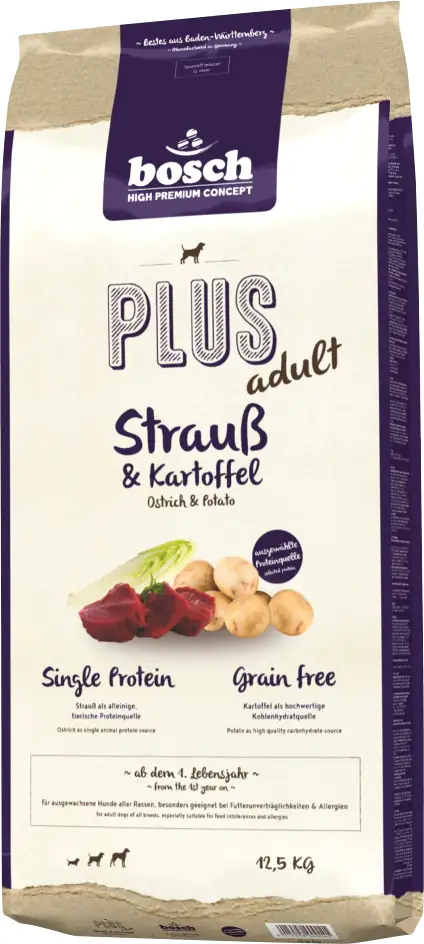 Bosch PLUS Strauß & Kartoffel 12,5 kg