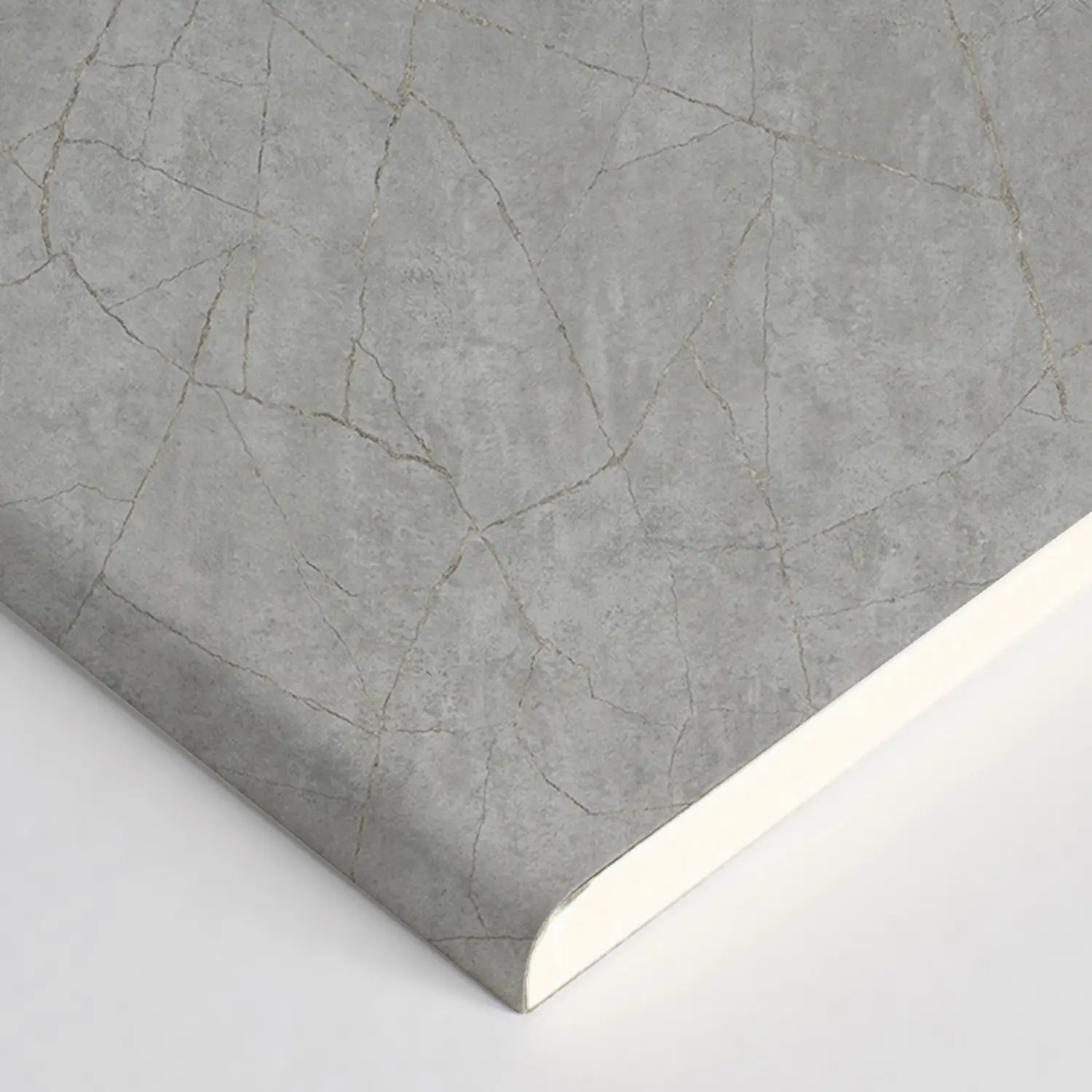 Wetwall Elite Duschrückwand Gold Stone 16 x 242 cm mit abgerundeter Abschlusskante