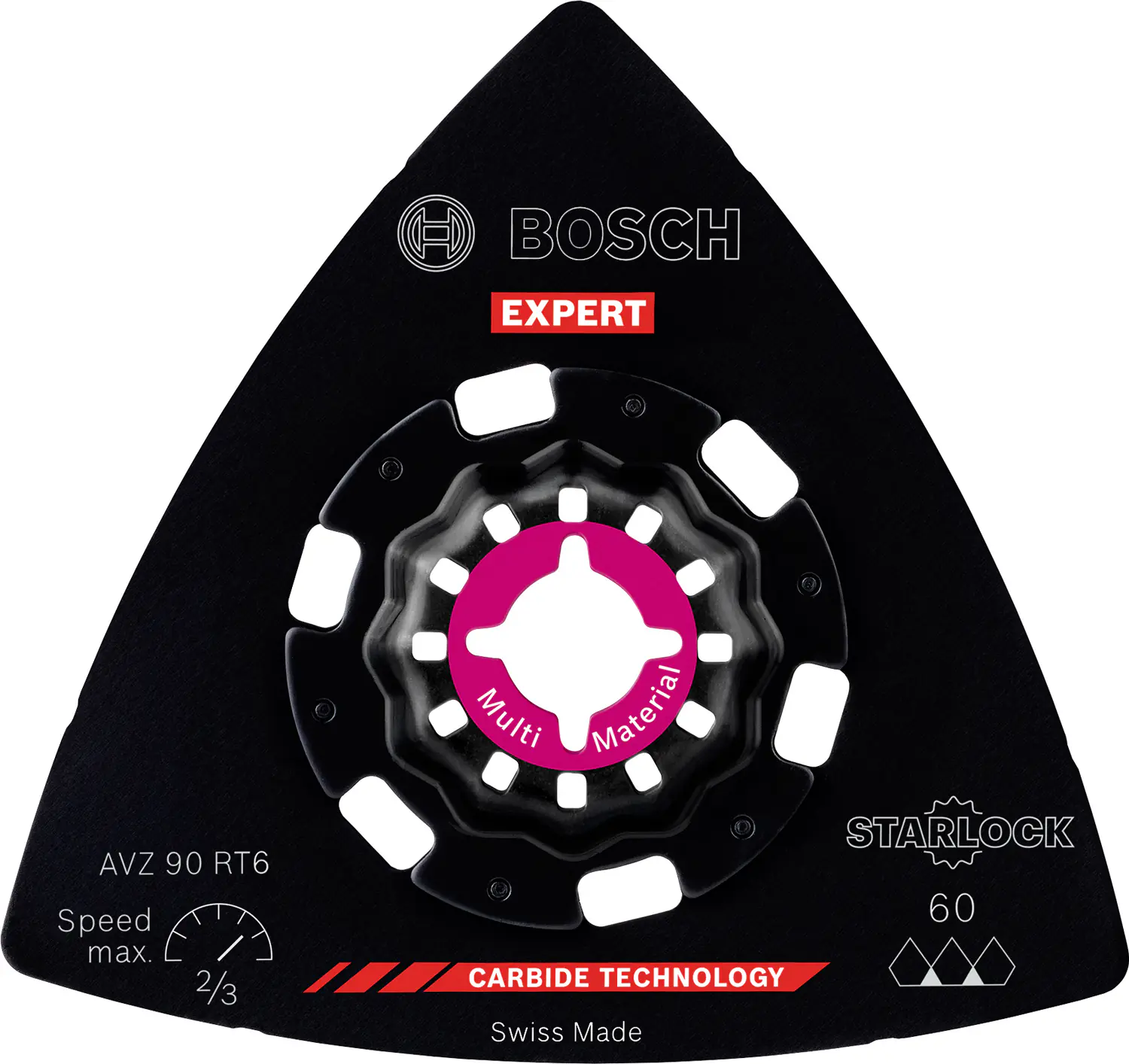 Bosch Expert Schleifplatte AVZ 90 RT6 für Multifunktionswerkzeuge 90 mm Bosch Expert Schleifplatte AVZ 90 RT6 für Multifunktionswerkzeuge 90 mm