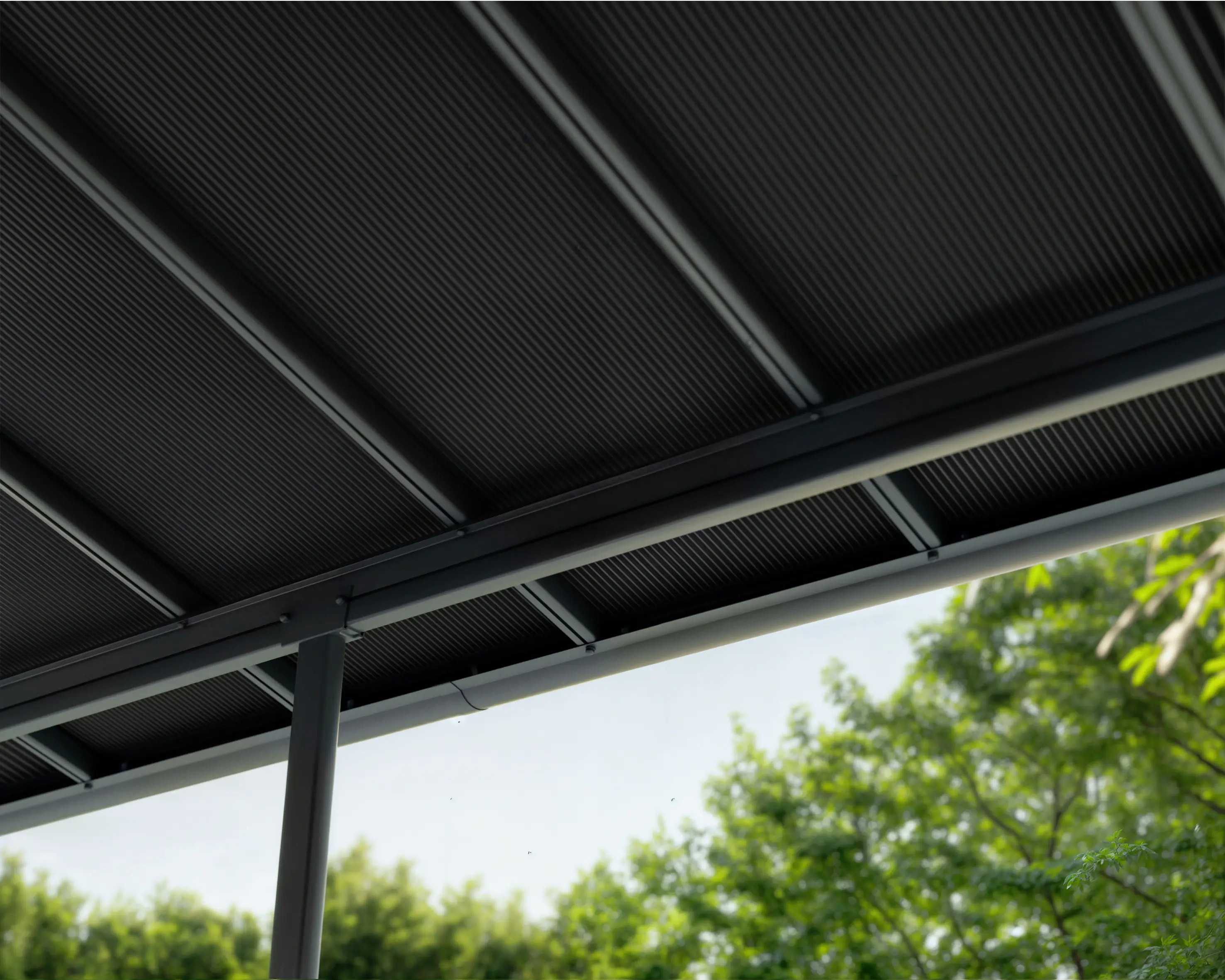 Canopia Terrassenüberdachung Sierra Cabrio 739 x 295 cm grau 