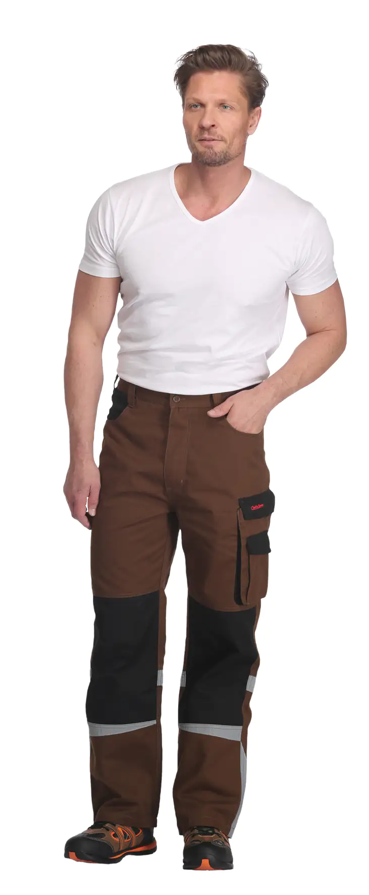 Charlie Barato Bundhose braun/schwarz