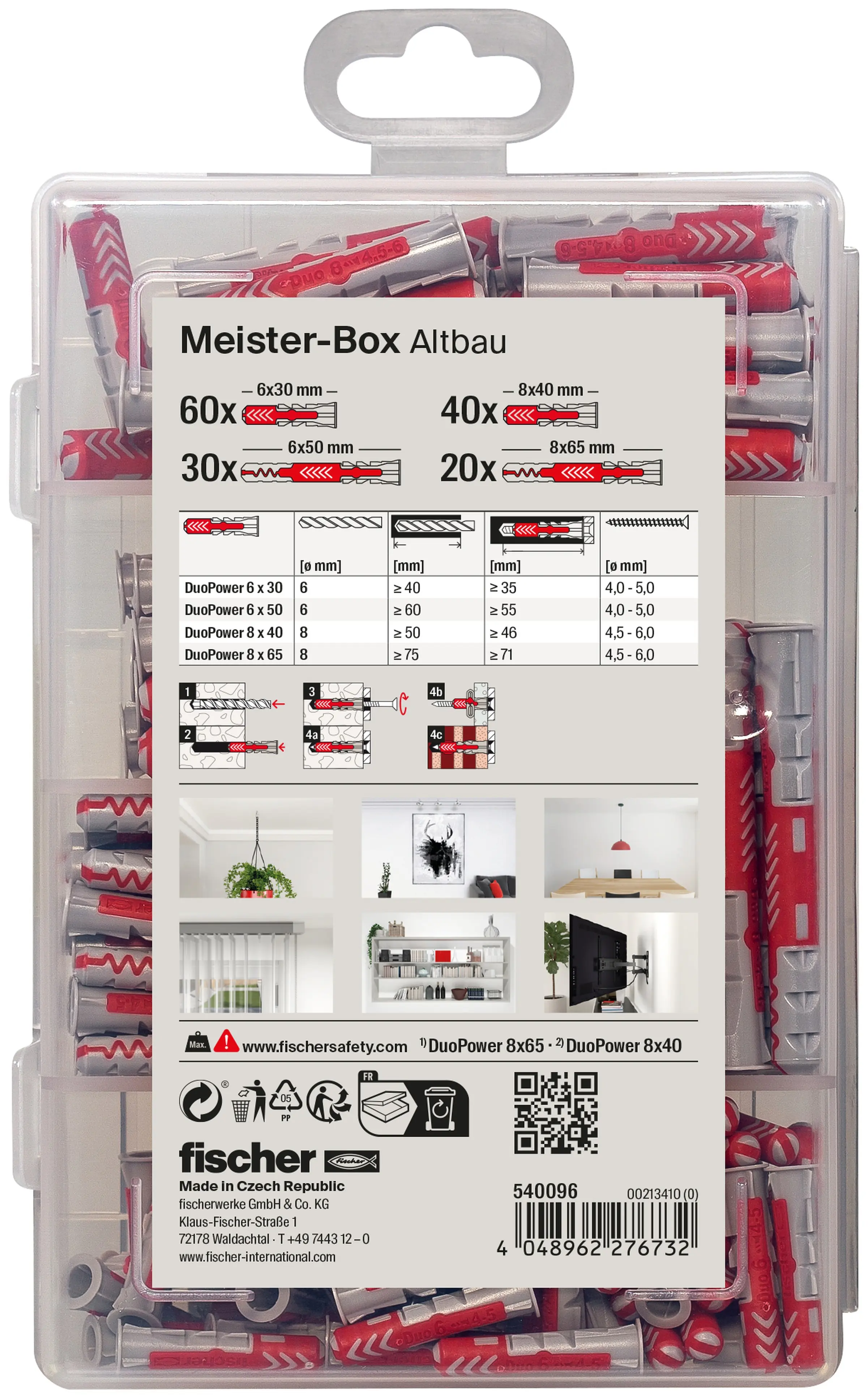 Fischer Meister-Box DuoPower - 150 Stück