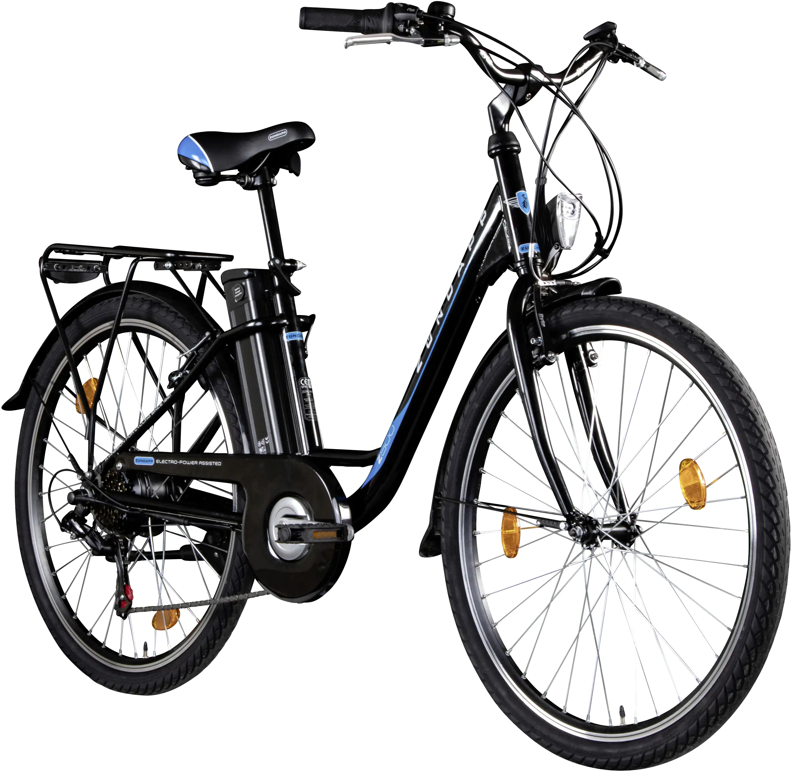 Zündapp E-Bike City Z505 26 Zoll 6-Gang 360 Wh schwarz Zündapp E-Bike City Z505 26 Zoll 6-Gang 360 Wh schwarz