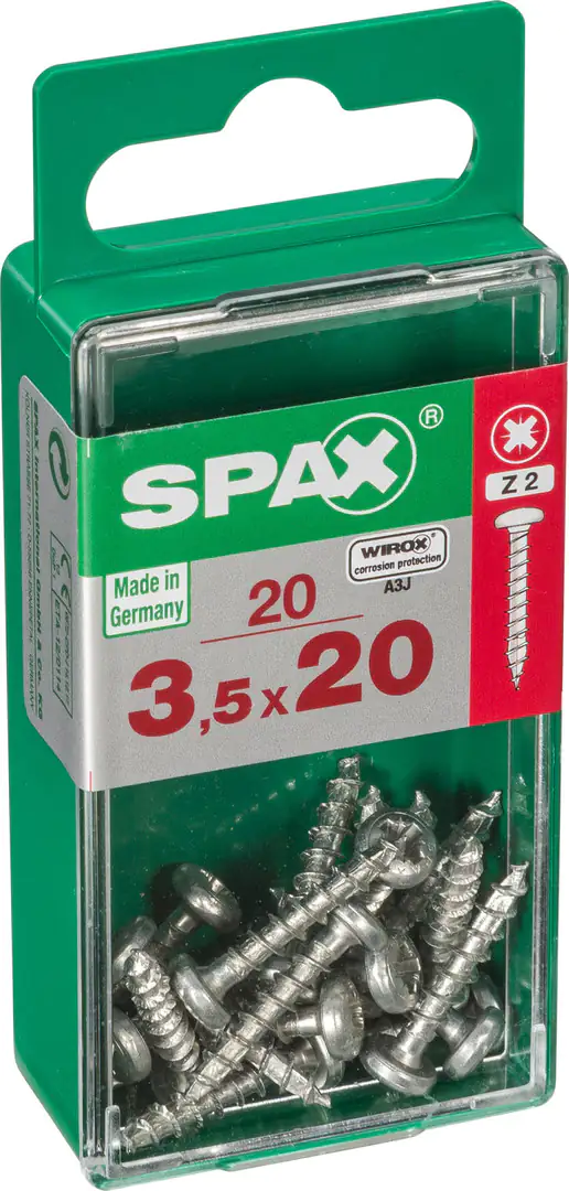 Spax Universalschrauben 3.5 x 20 mm TX 20 - 20 Stk.