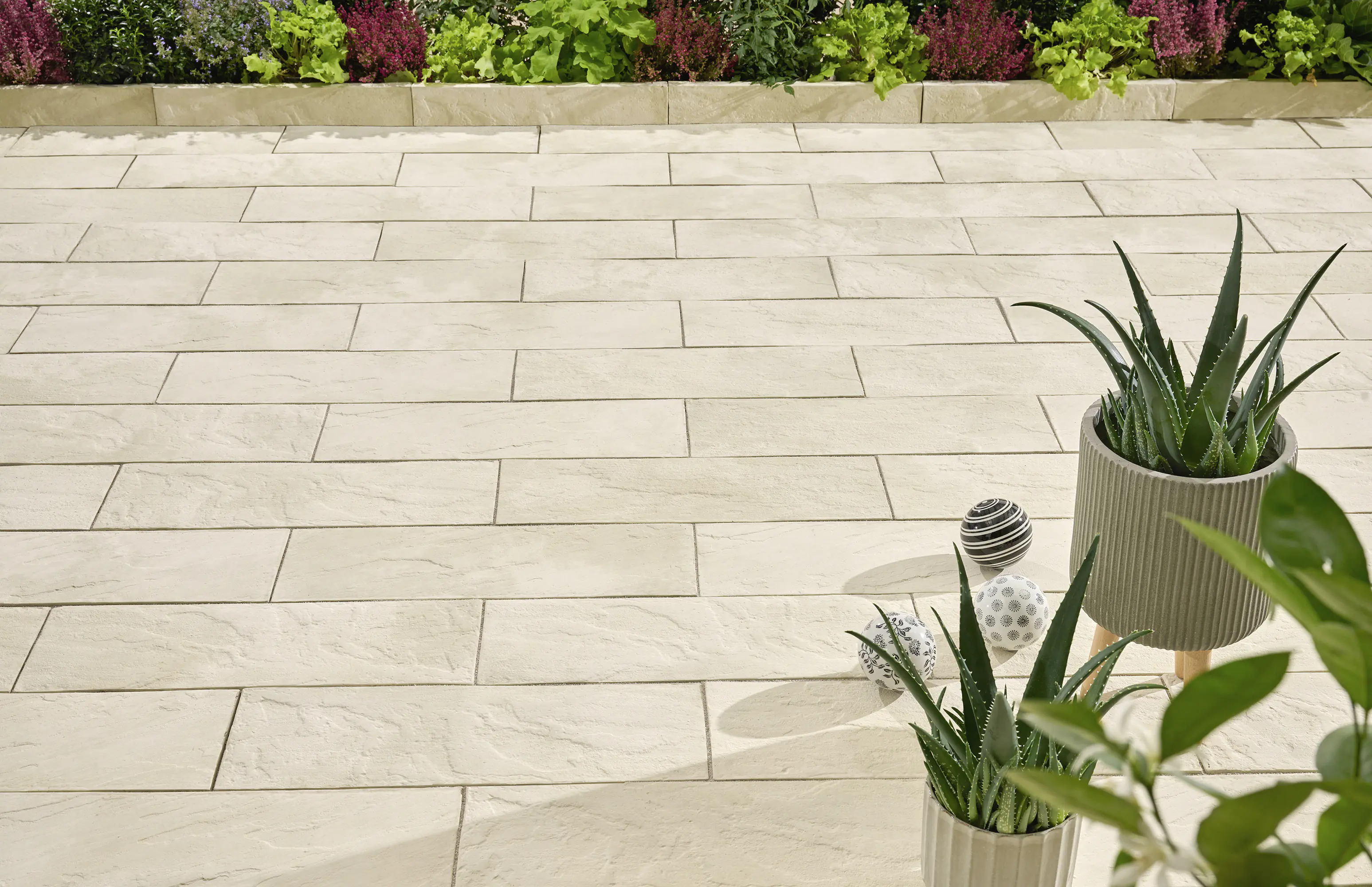 Kann Nativa Dielenplatte 60 x 20 x 4 cm kalksteinfarben