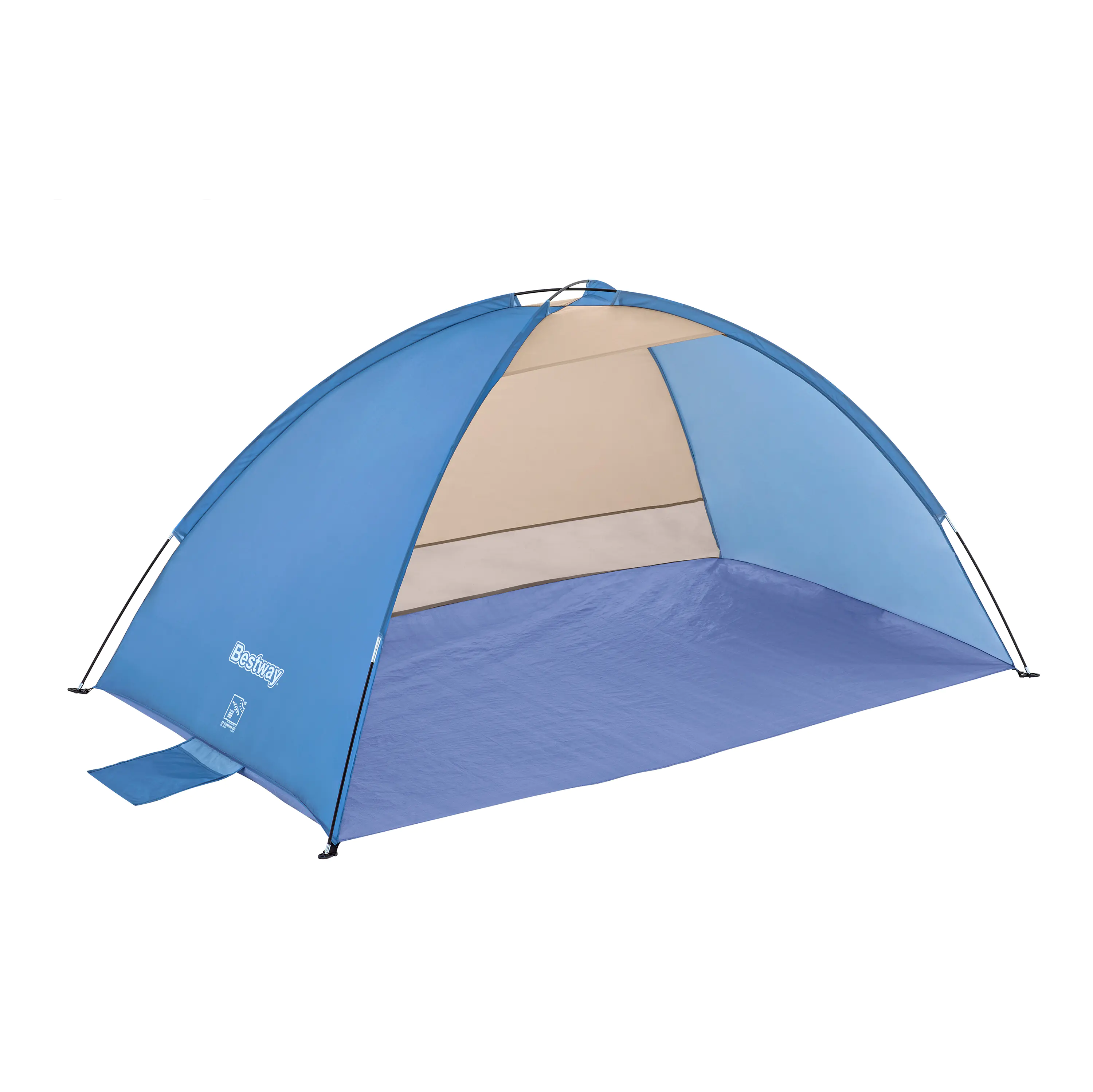 Bestway Zelt Strandmuschel Beach Ground 2 blau 200 x 120 x 95 cm Bestway Zelt Strandmuschel Beach Ground 2 blau 200 x 120 x 95 cm